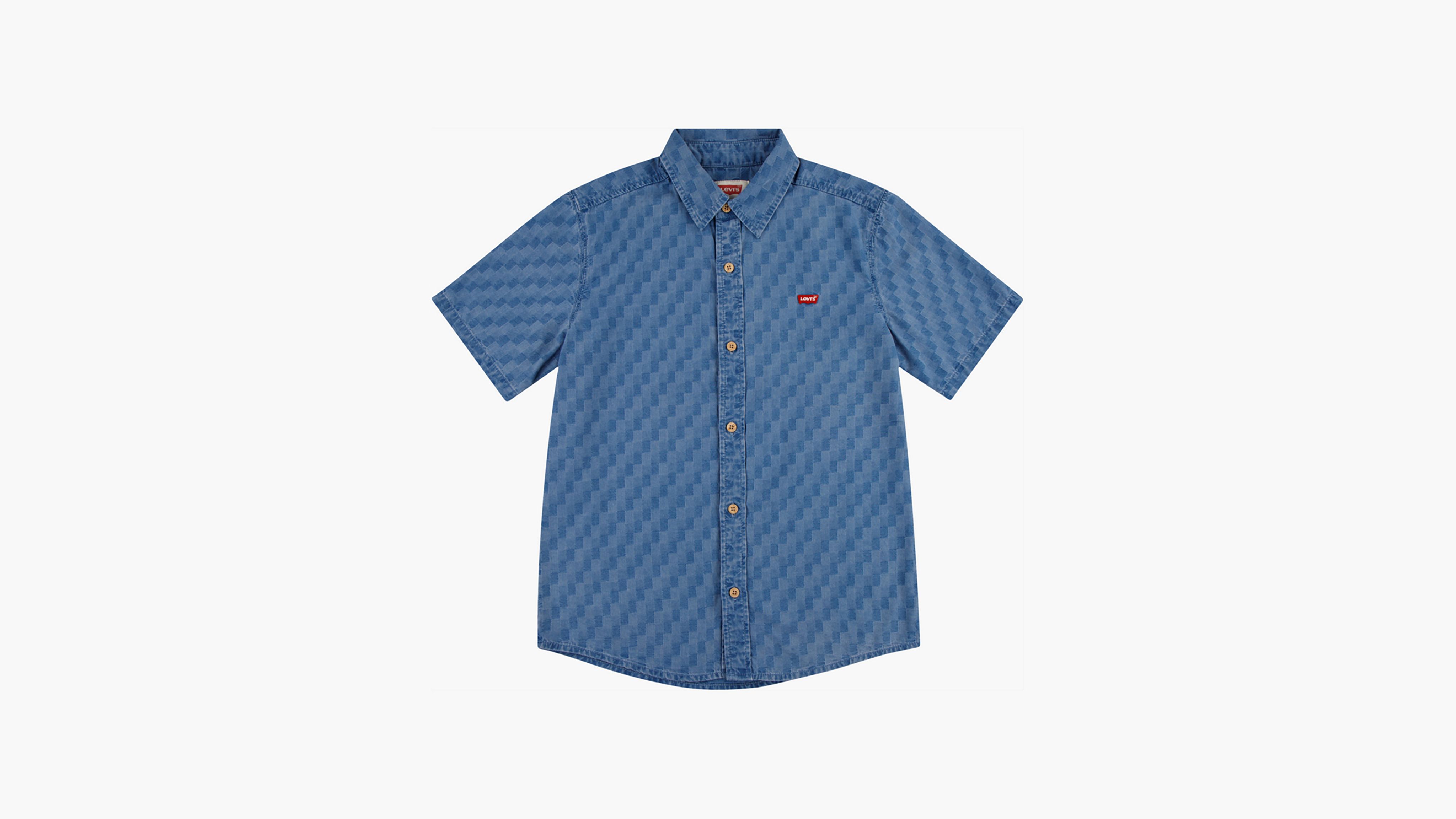 Levi's Check Denim Shirt Big Boys S-XL XL