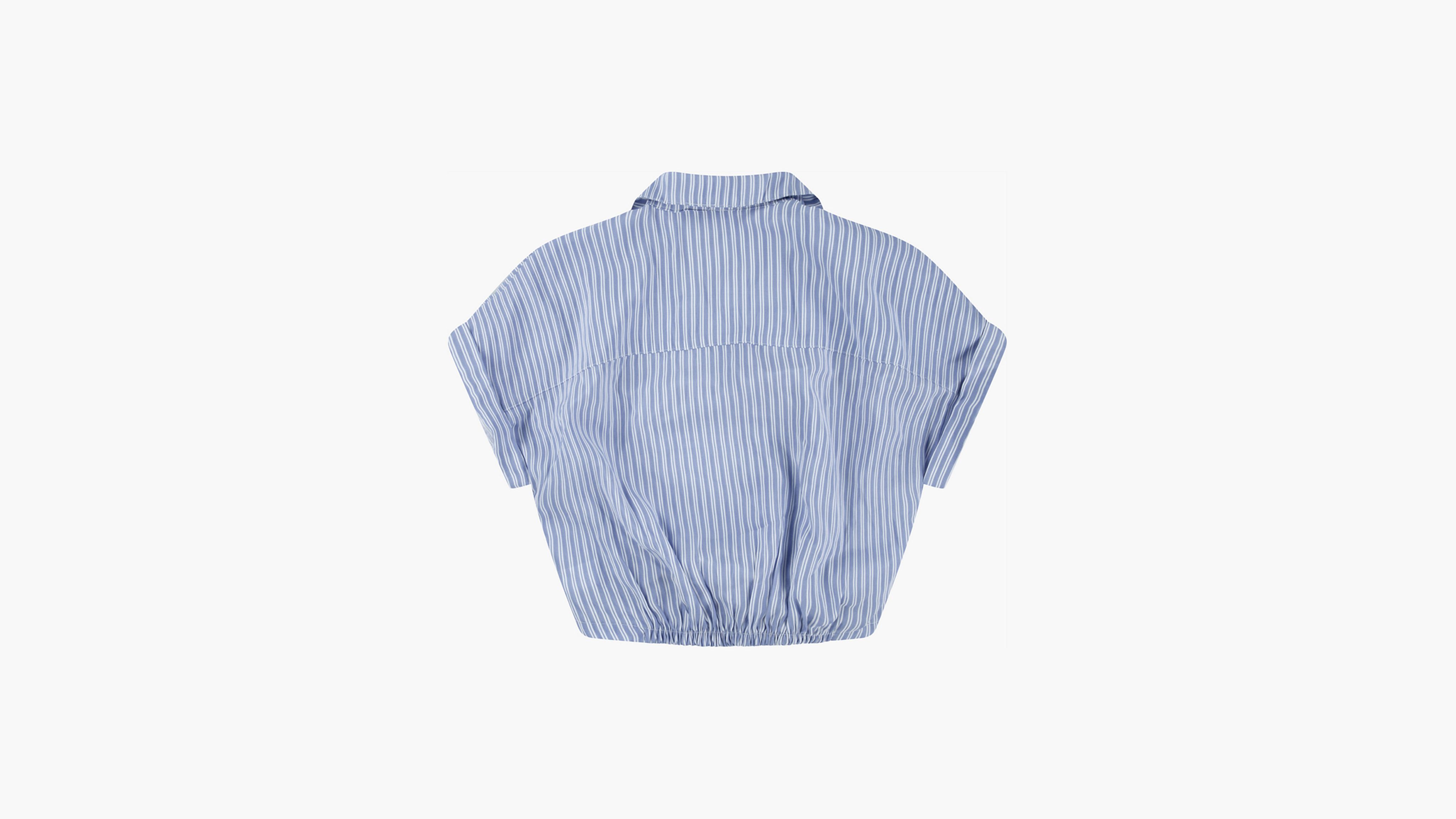 トップス Her lip to Have It All Stripe Shirt HER LIP TO Have It All Stripe Shirt Sky Blue 1241302063 | eBay