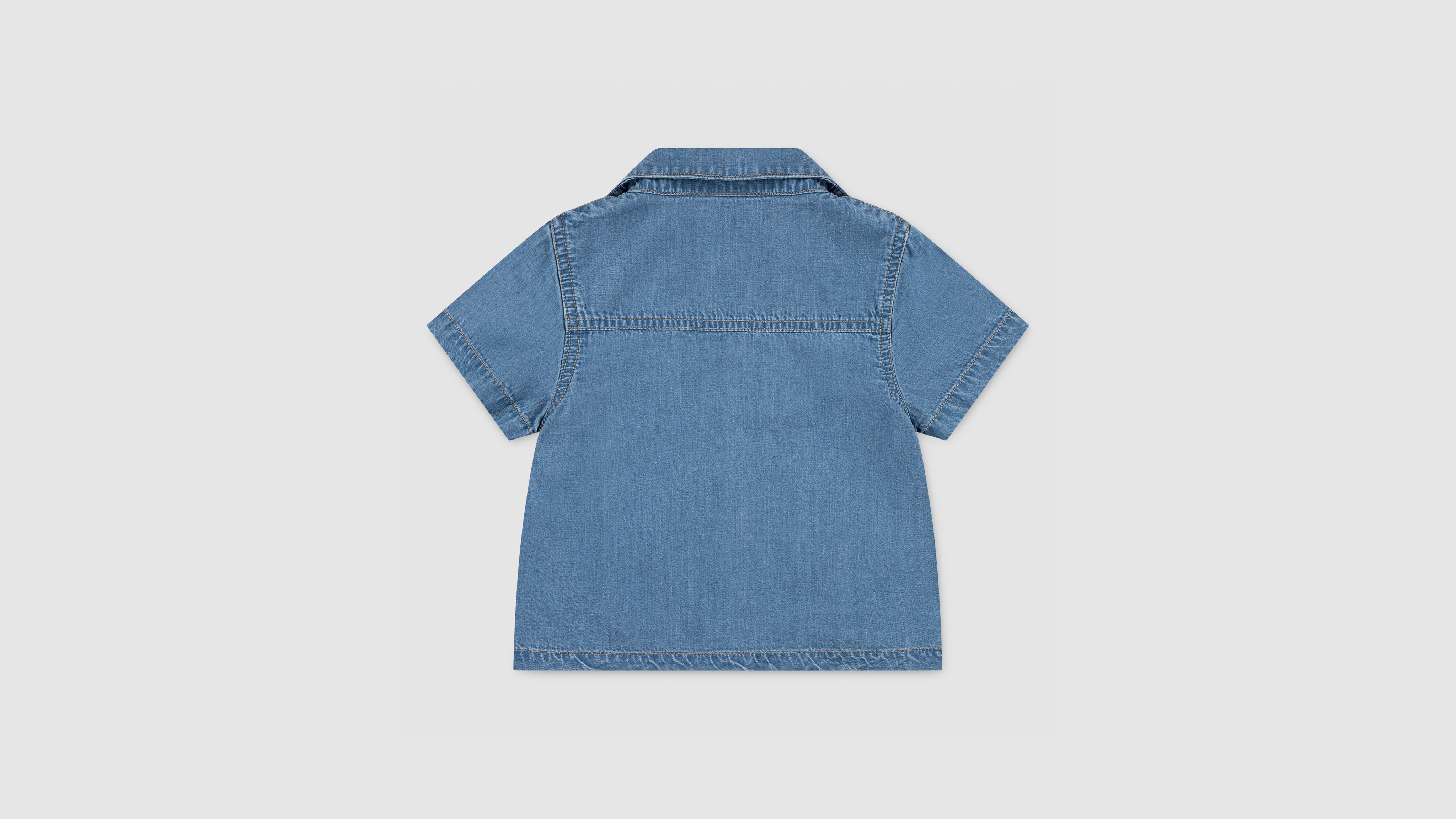Levi's Levis Ss Denim Top Toddler Girls 2t-4t 3t In Blue