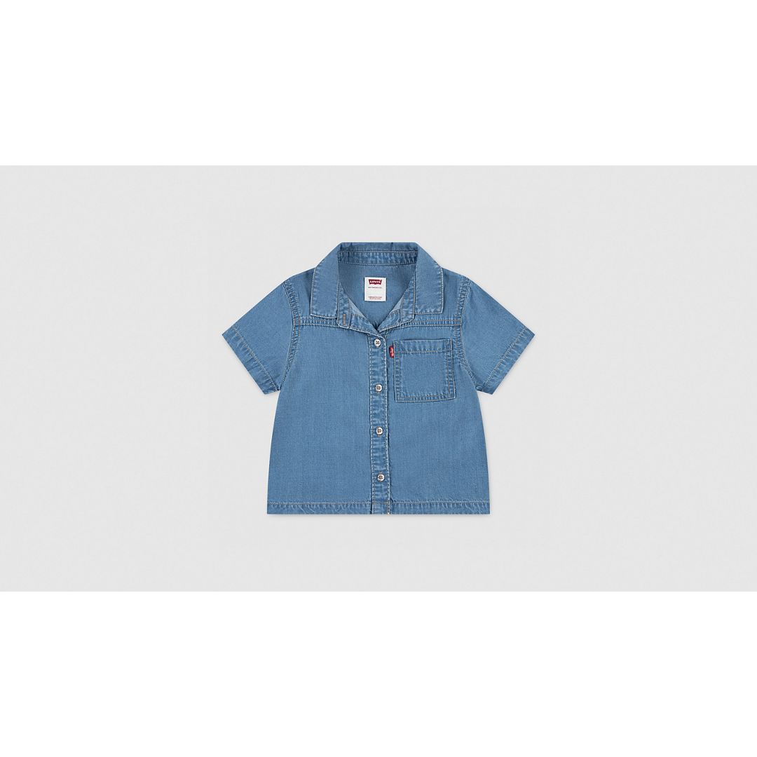 Levi's Levis Ss Denim Top Toddler Girls 2t-4t 3t In Blue
