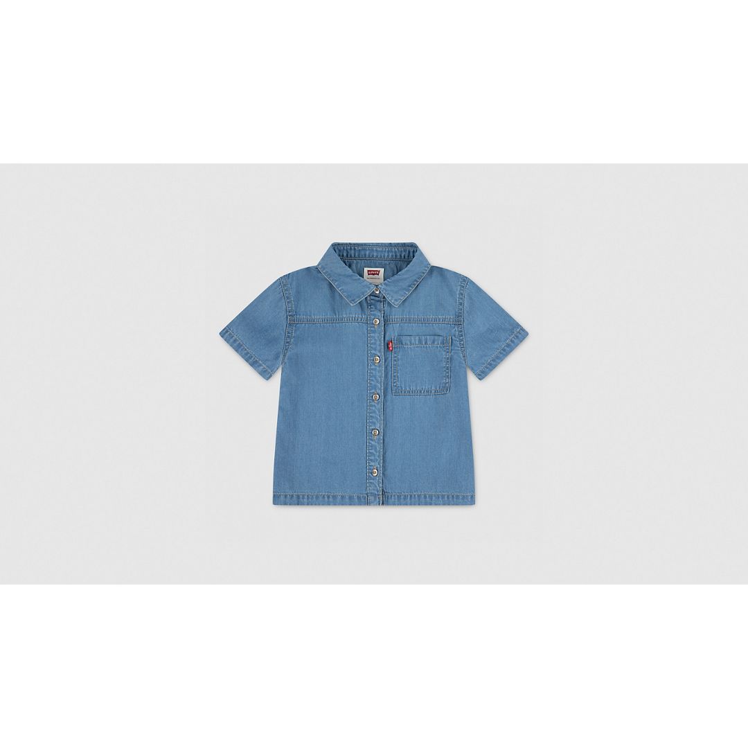 Levi's Levis Ss Denim Top Little Girls 4-6x 6x In Blue