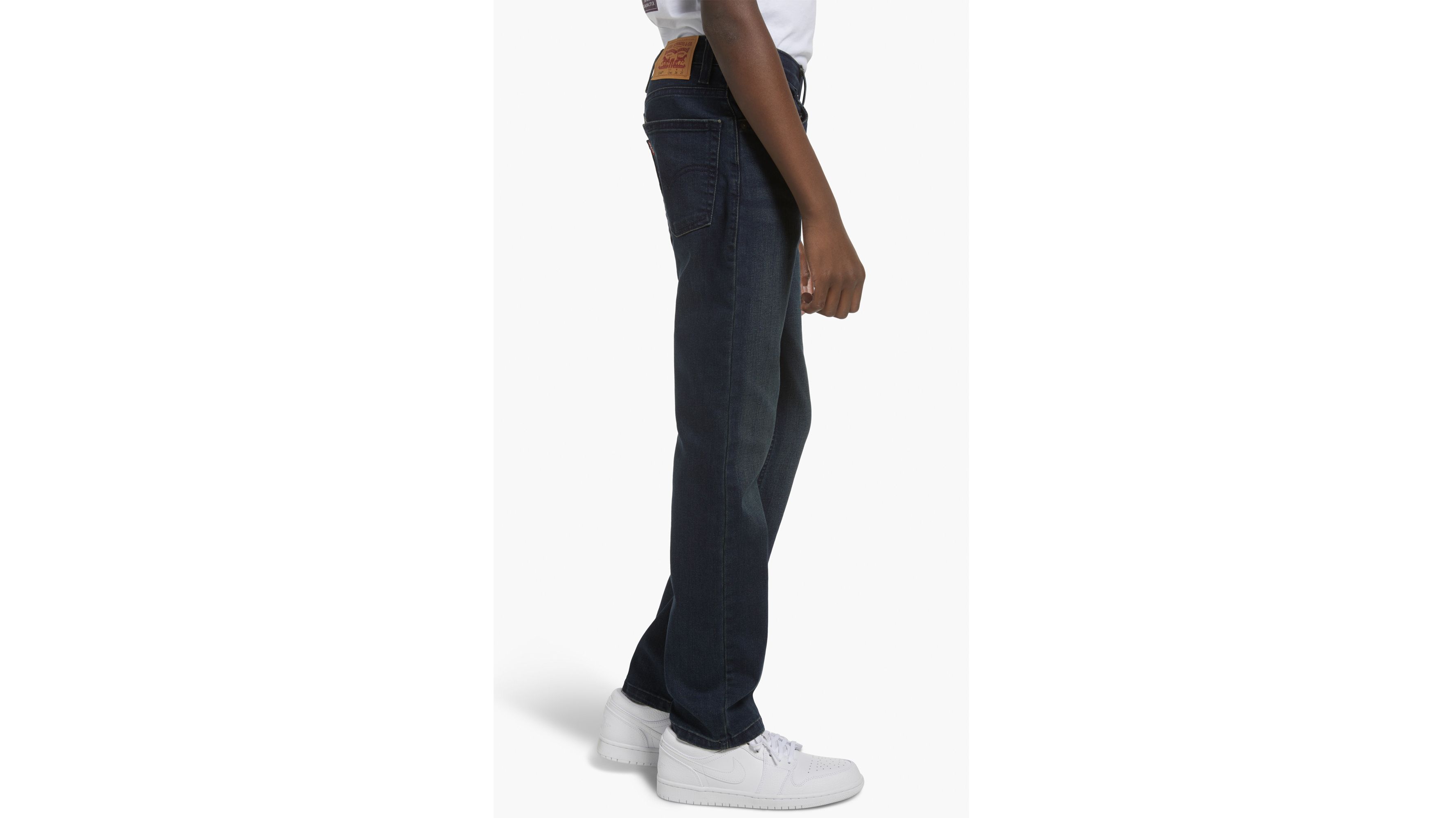 Levi's 514 Straight Fit Performance Jeans Big Boys 8-20 12 In Black