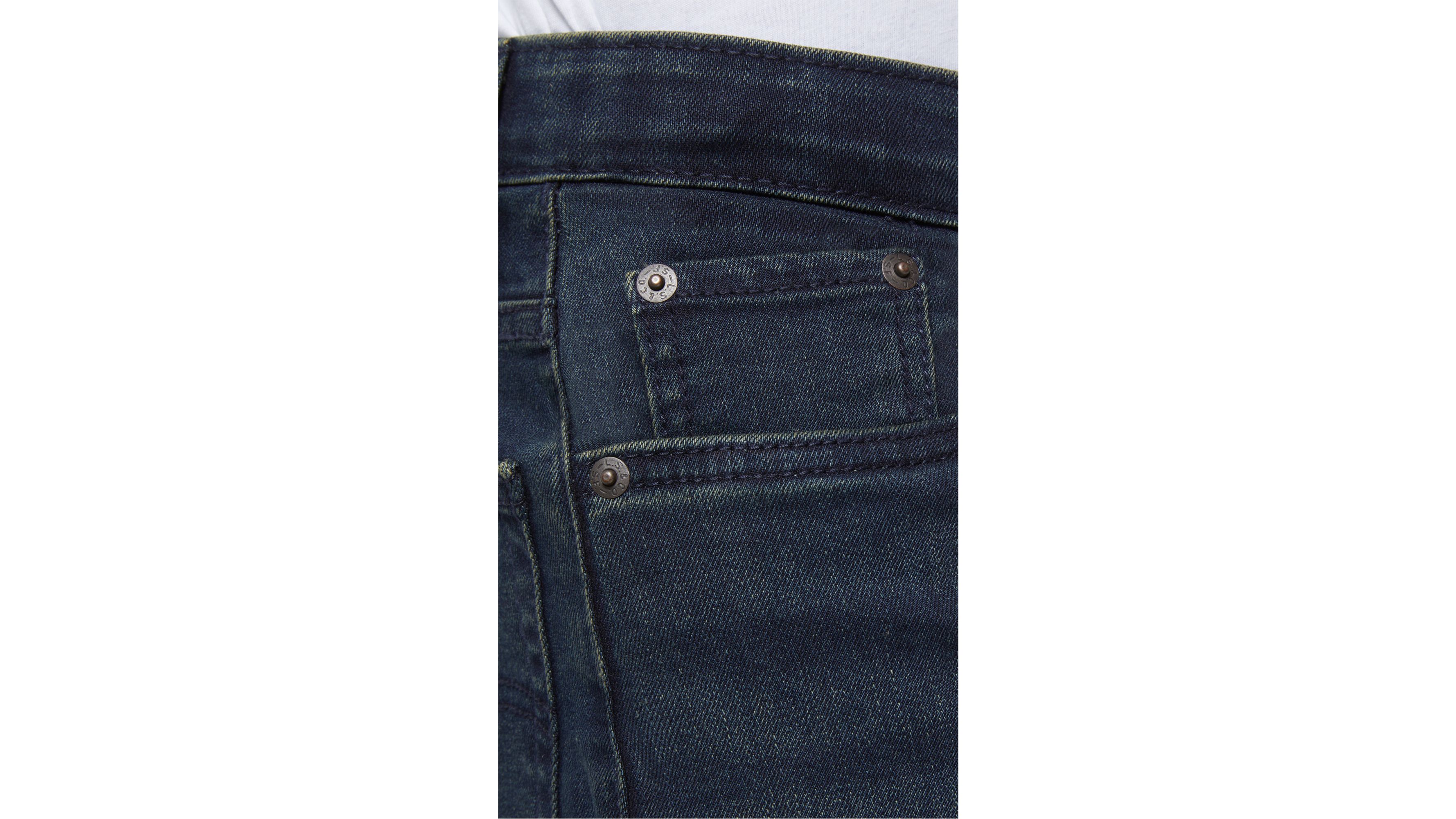 Levi's 514 Straight Fit Performance Jeans Big Boys 8-20 12 In Black