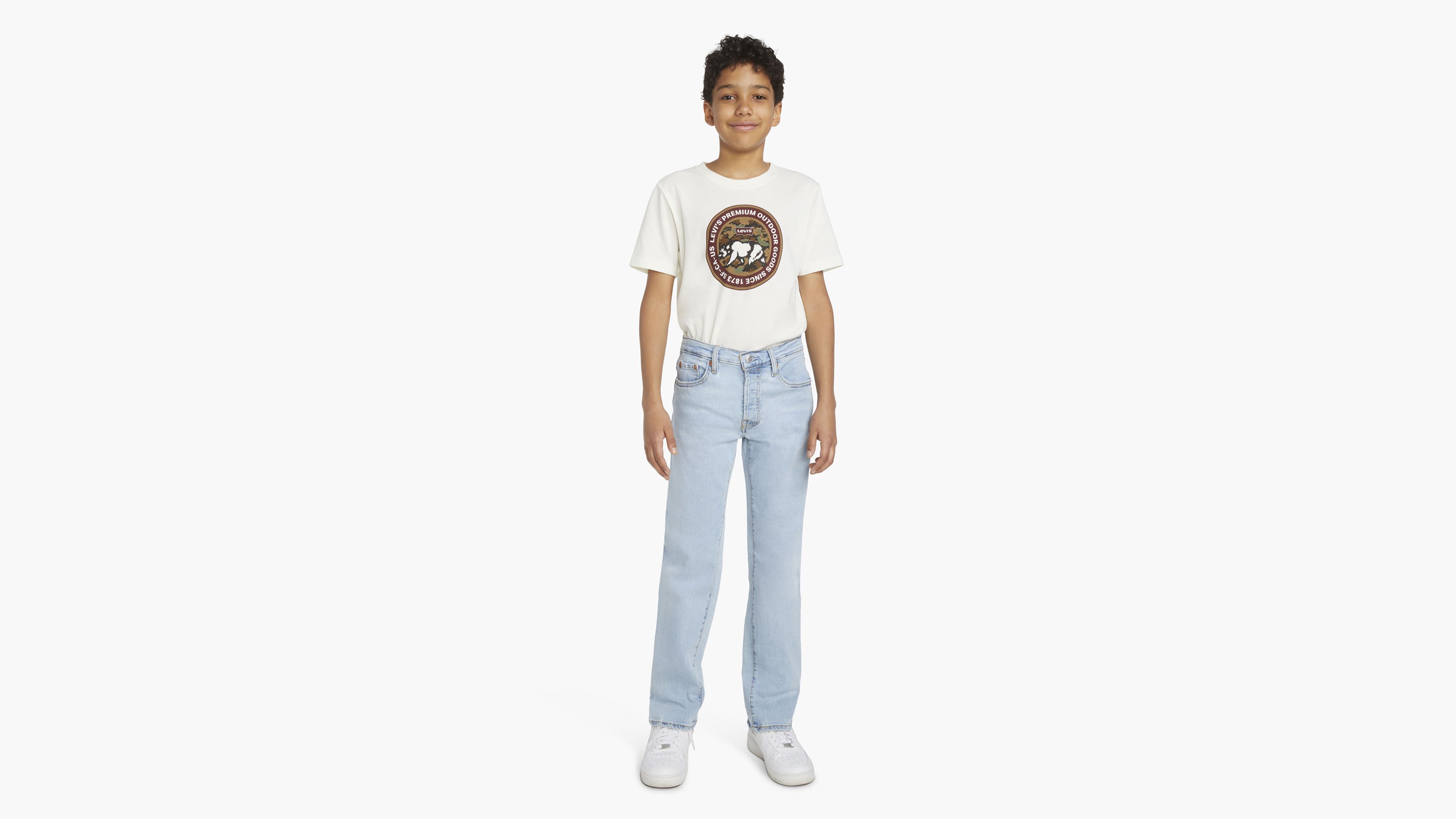 501® Original Jeans Big Boys 8-20 - Light Wash | Levi's® US