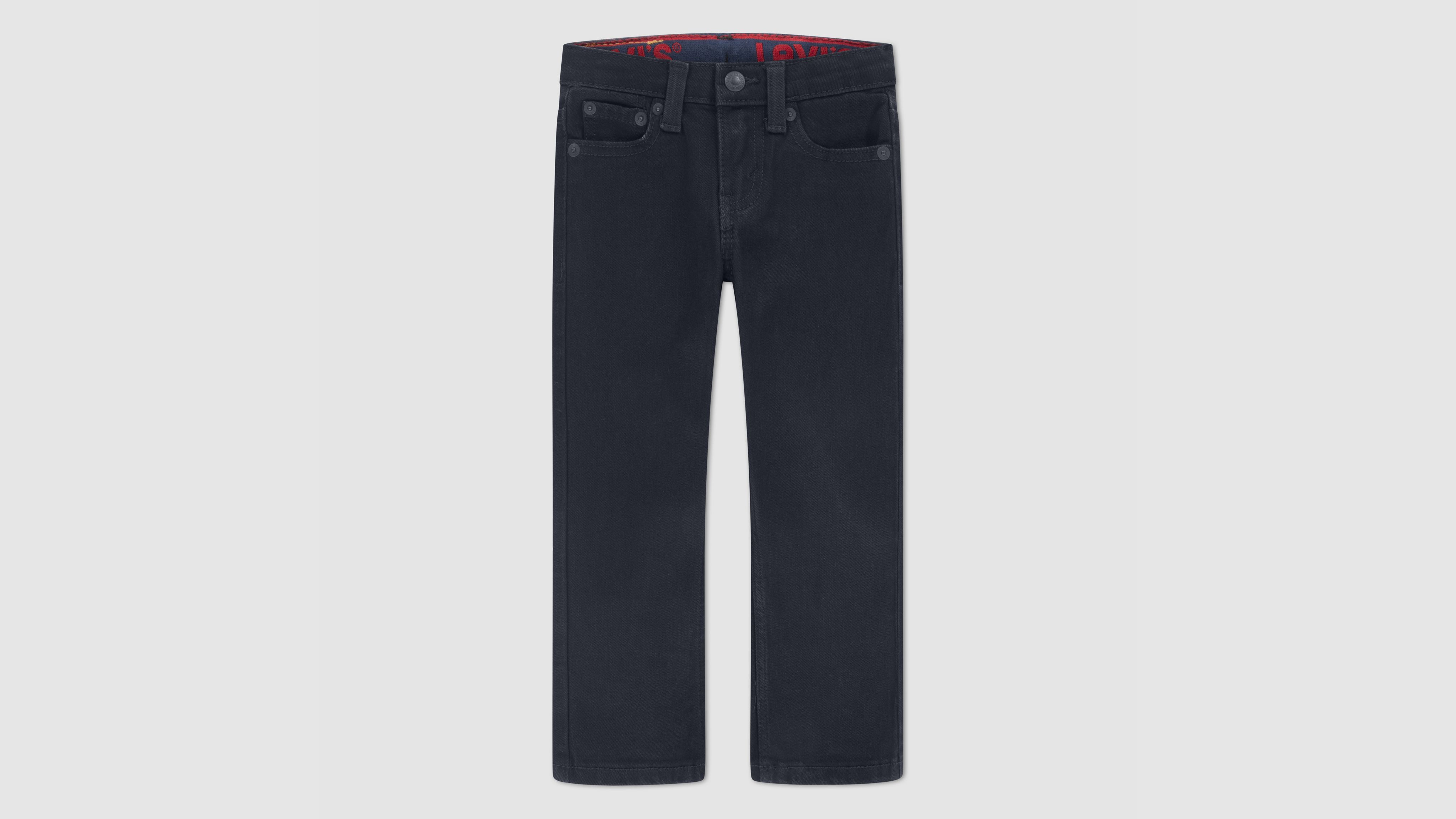 Levi's 514 Straight Fit Performance Jeans Toddler Boys 2t-4t 4t In Black