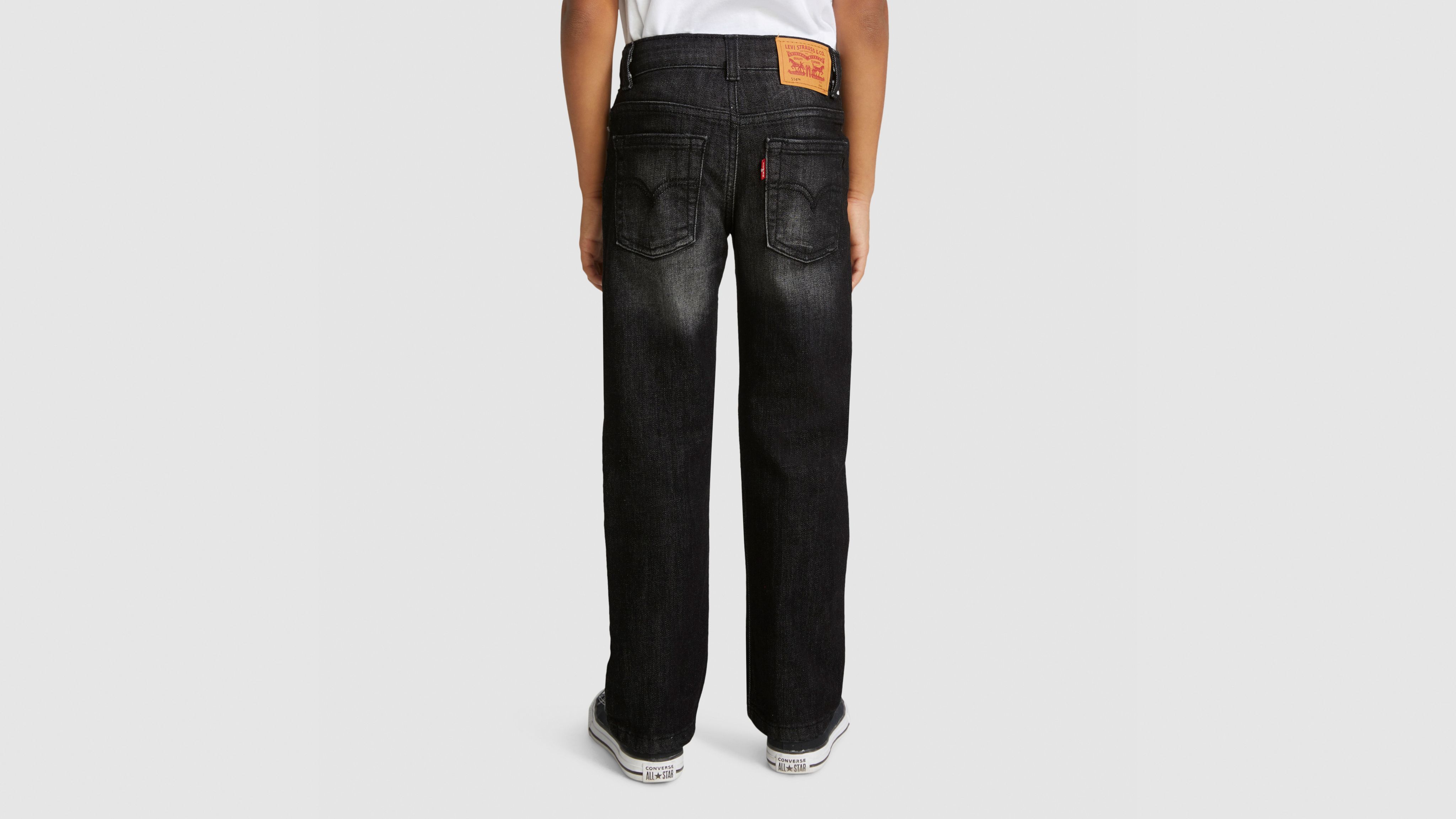 Levi's 514 Straight Fit Performance Jeans Little Boys 4-6x 7 In Black