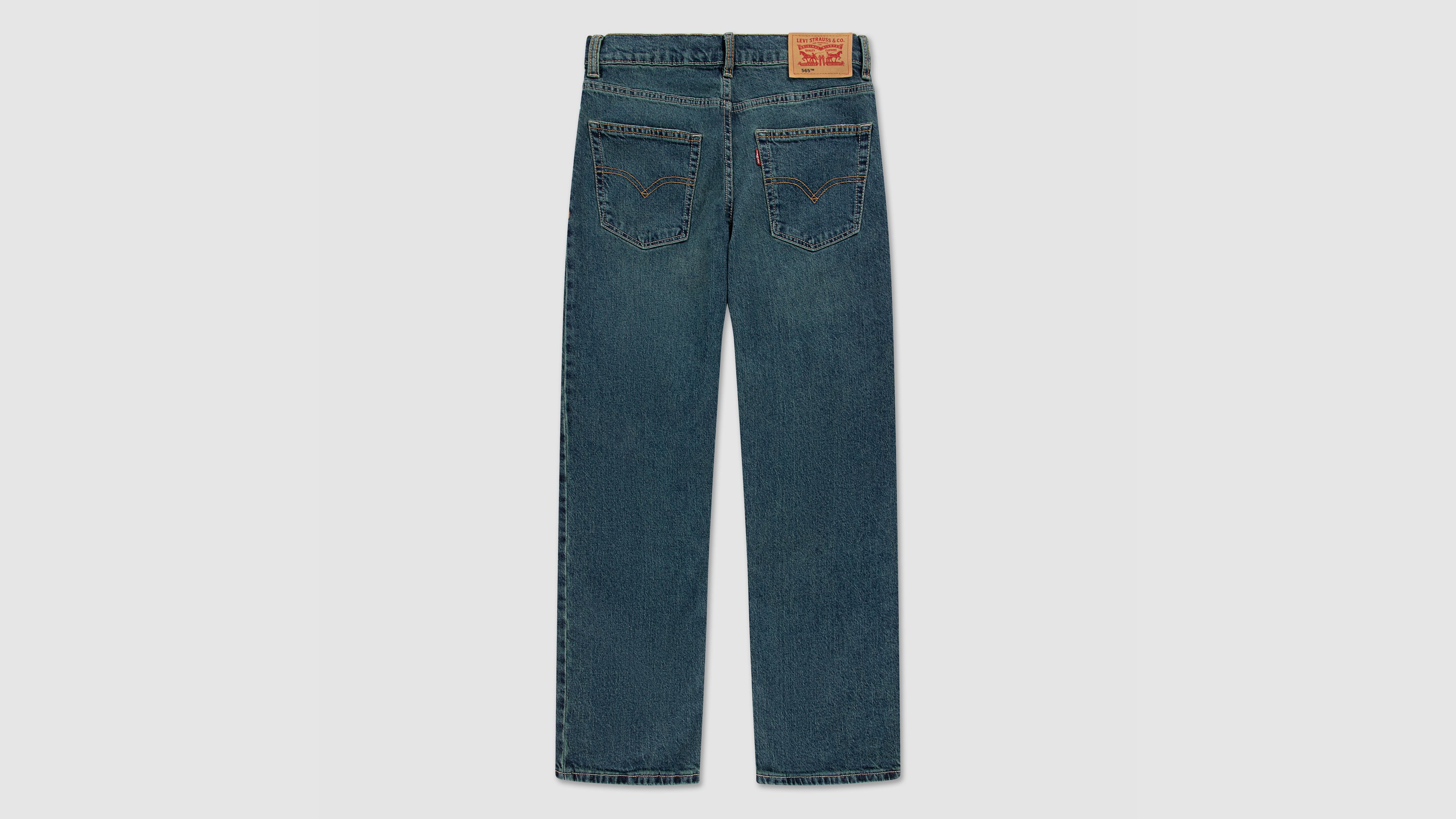 Levi's 565 Loose Straight Jeans Big Boys 8-20 18 In Blue