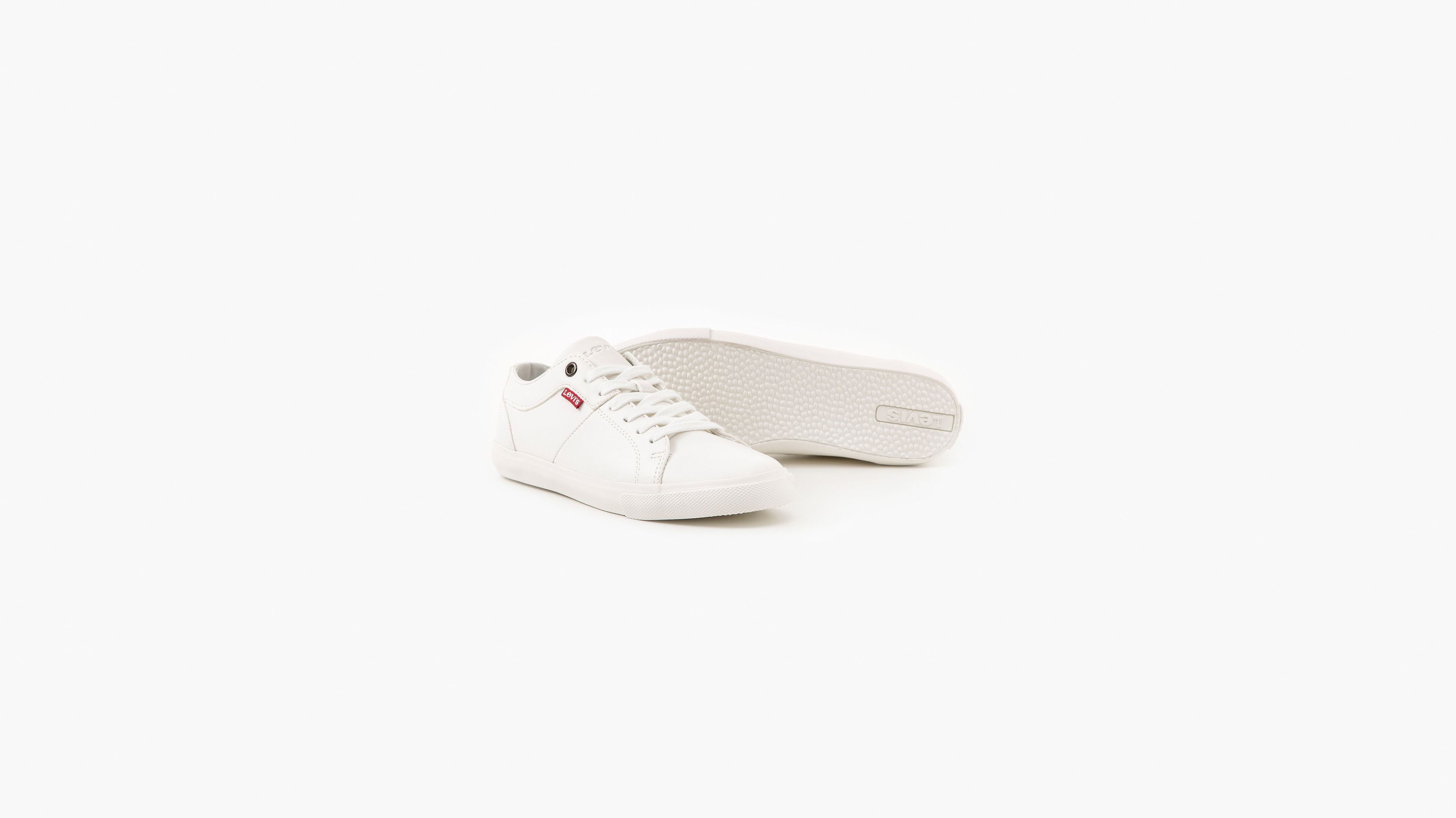 Levis woods sneakers white best sale