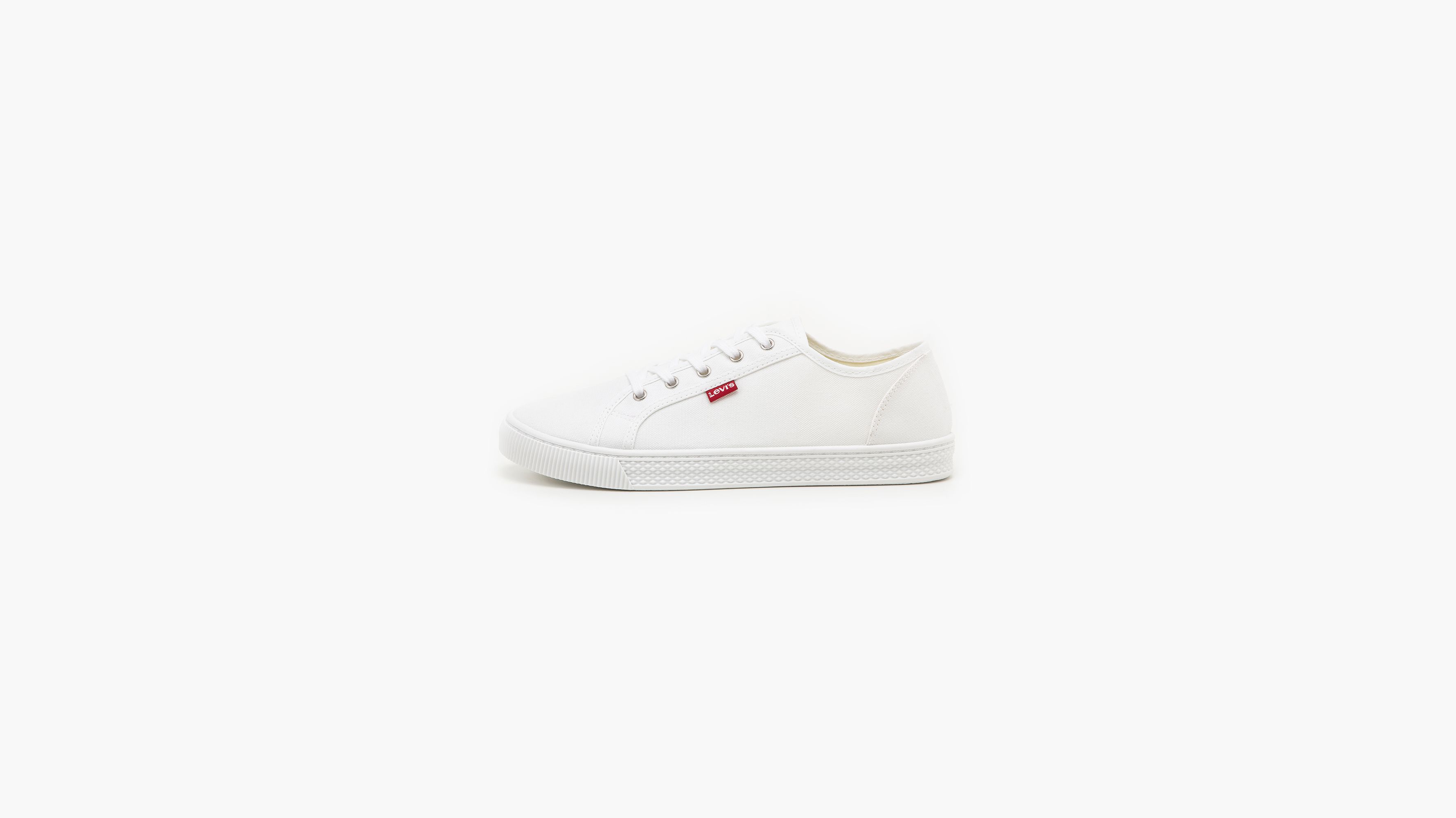 Levis white shop canvas shoes