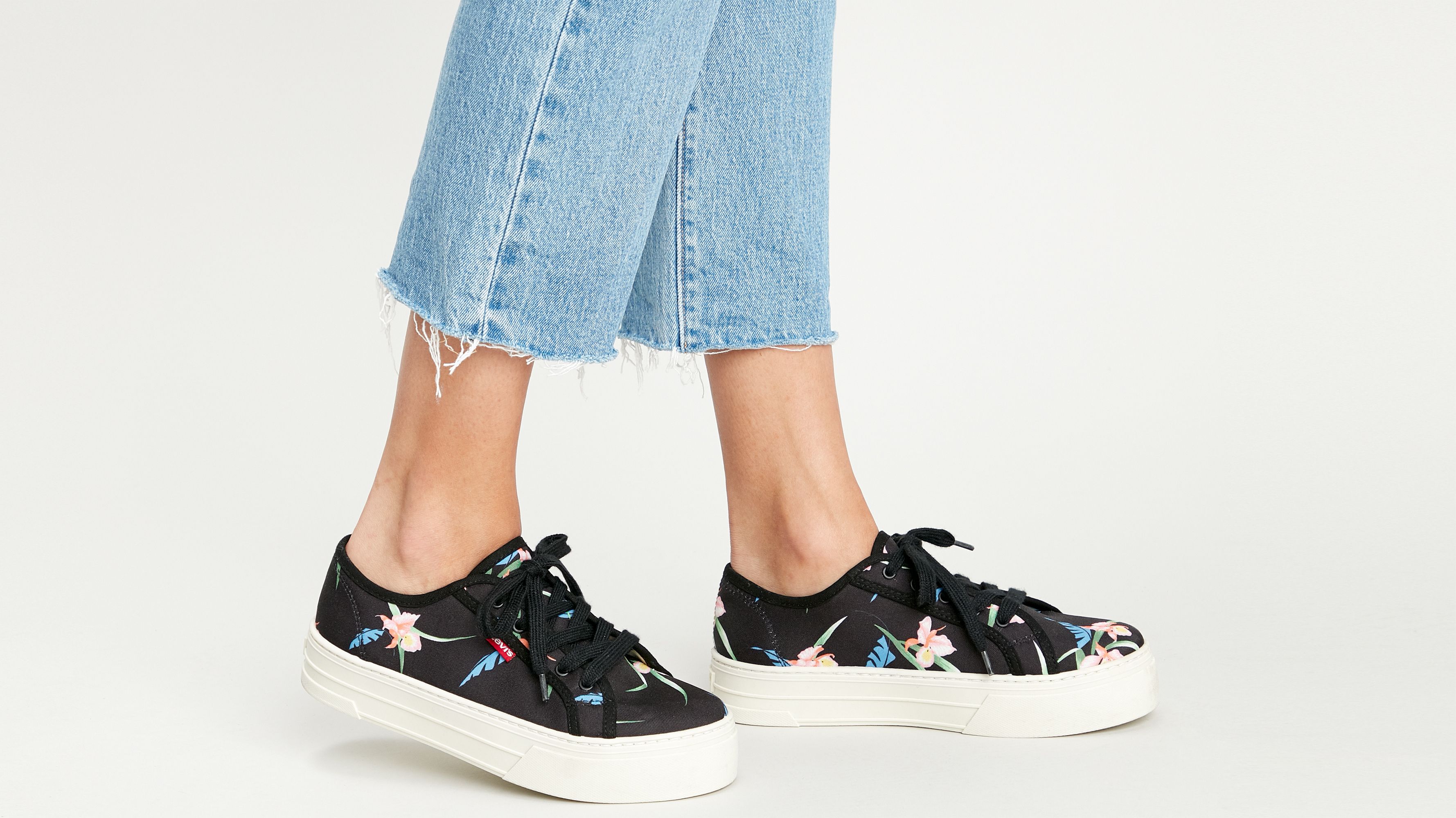 levis platform sneakers