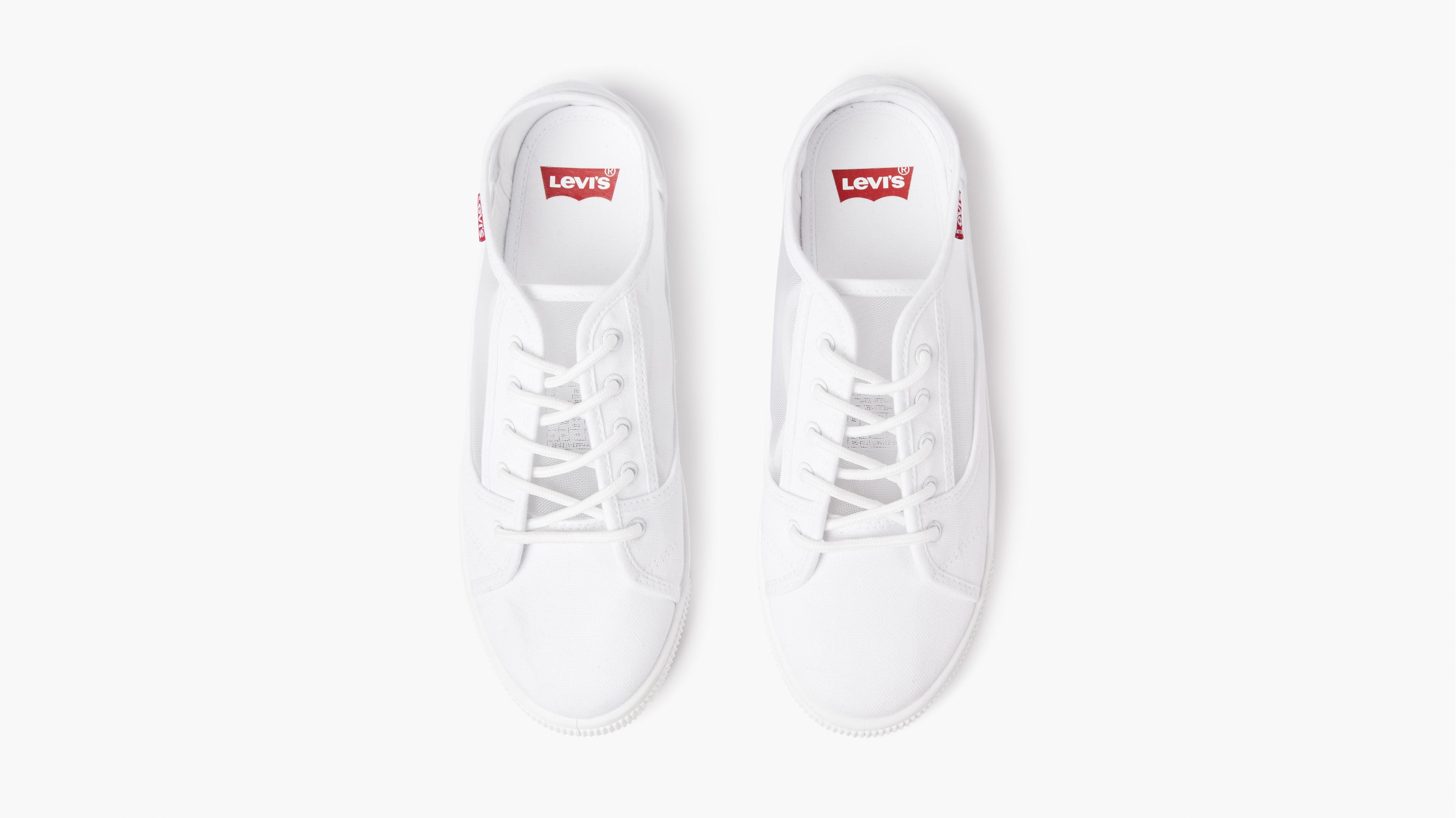 white levi sneakers