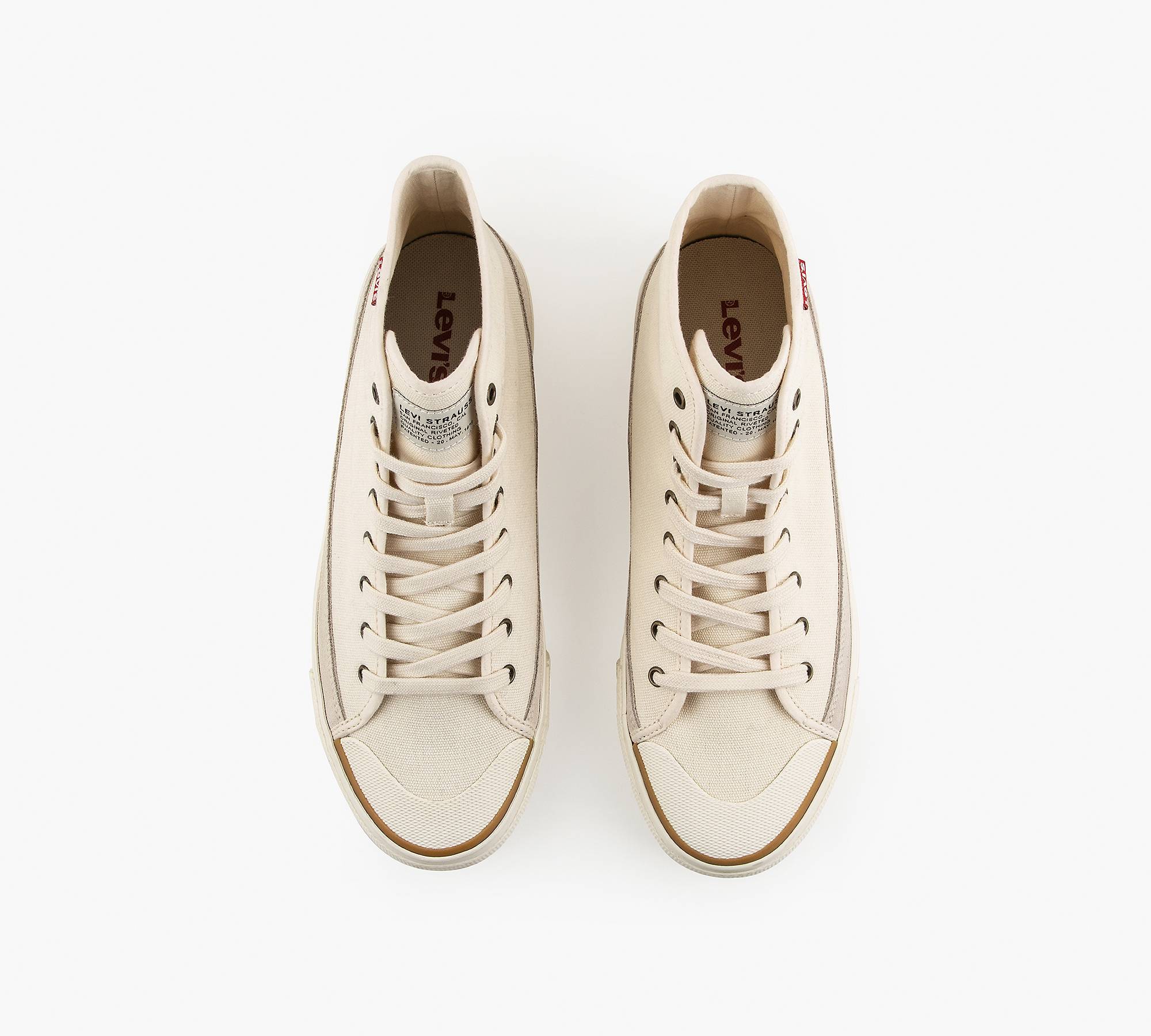 Square High Sneakers - Neutral | Levi's® AT