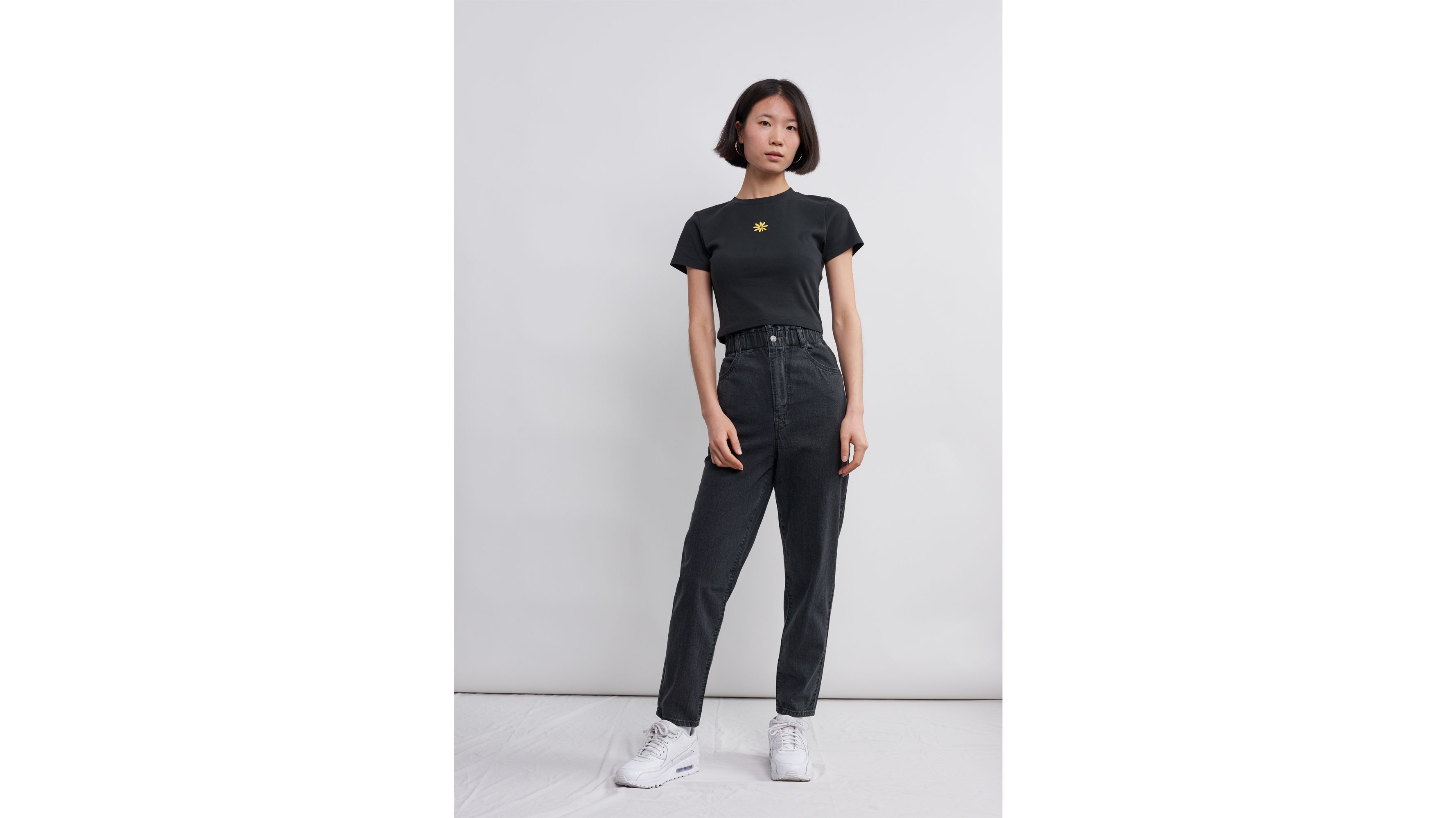 High Rise Paperbag Women's Jeans - Black | Levi's® US