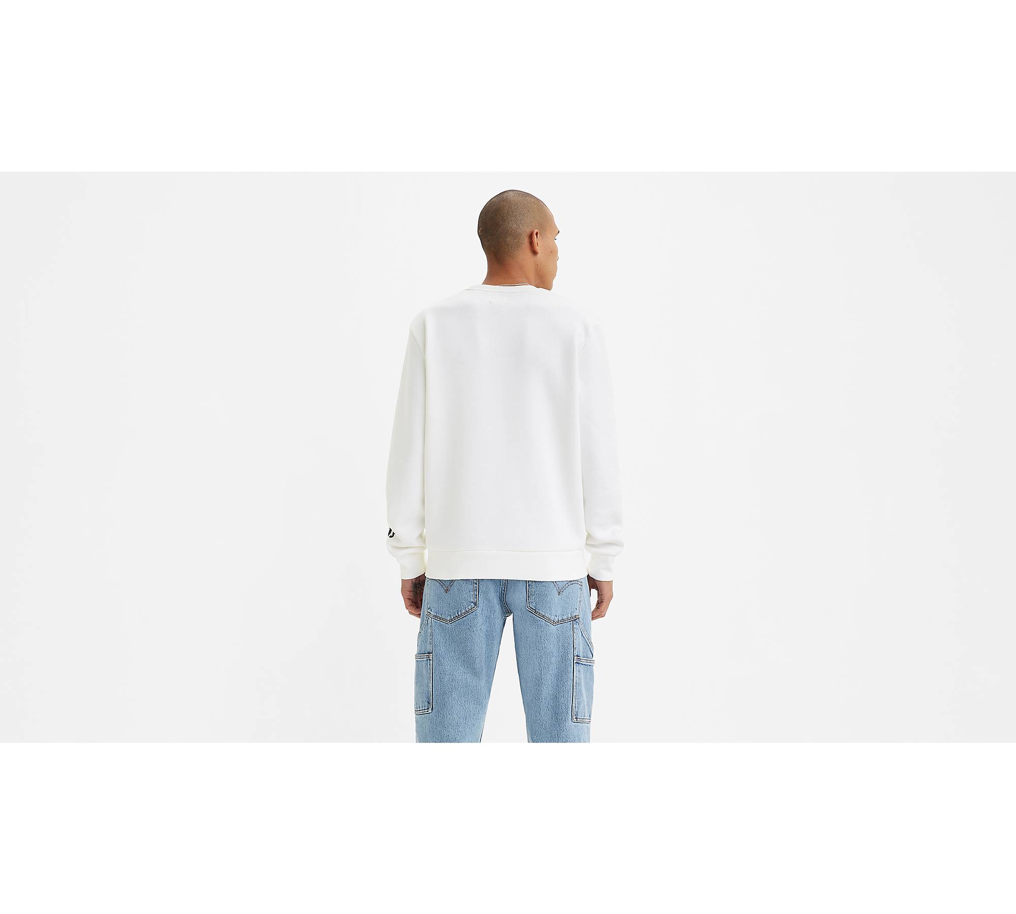 Standard Fit Graphic Crewneck Sweatshirt - White | Levi's® US