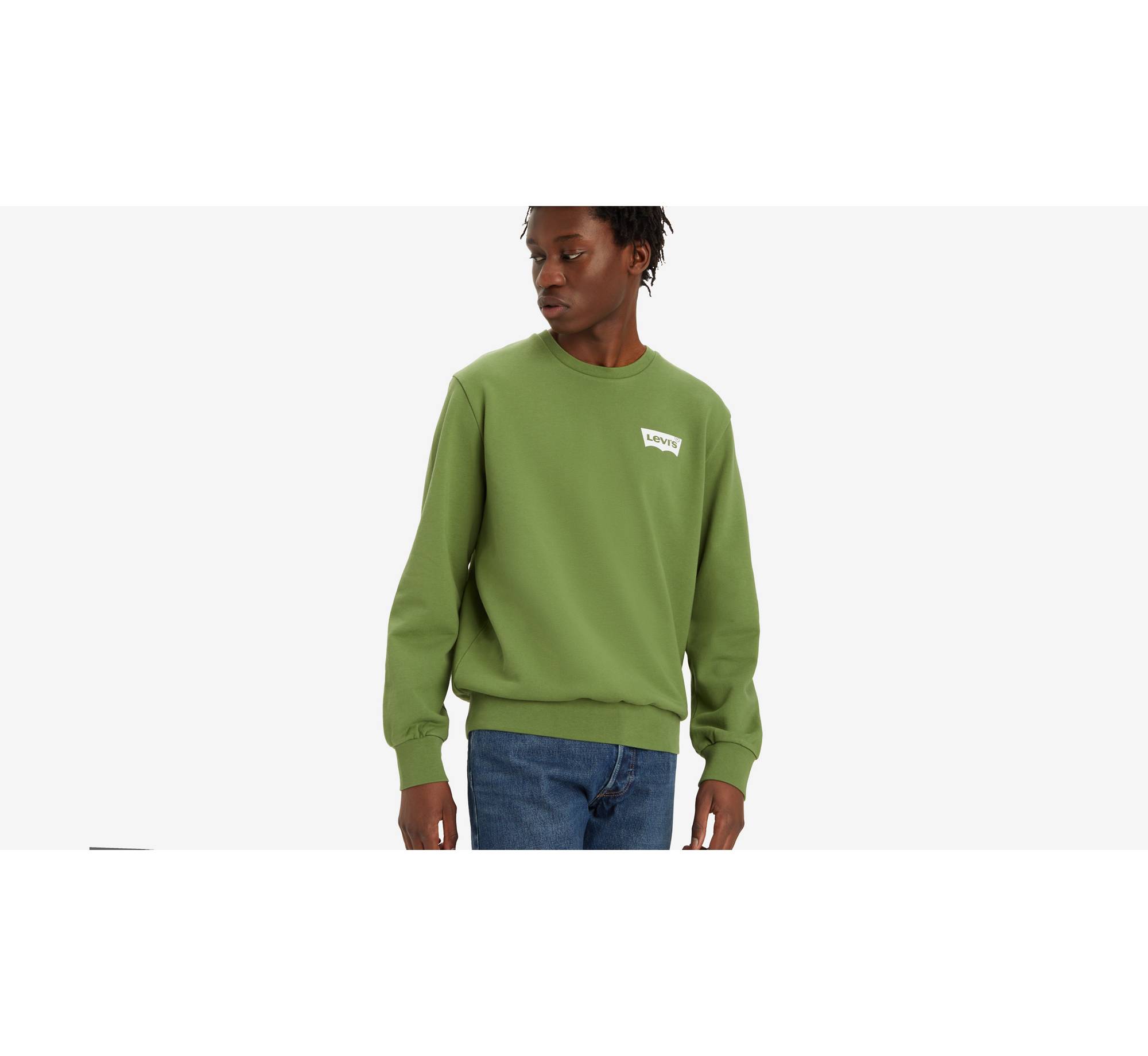 Standard Fit Graphic Crewneck Sweatshirt 1