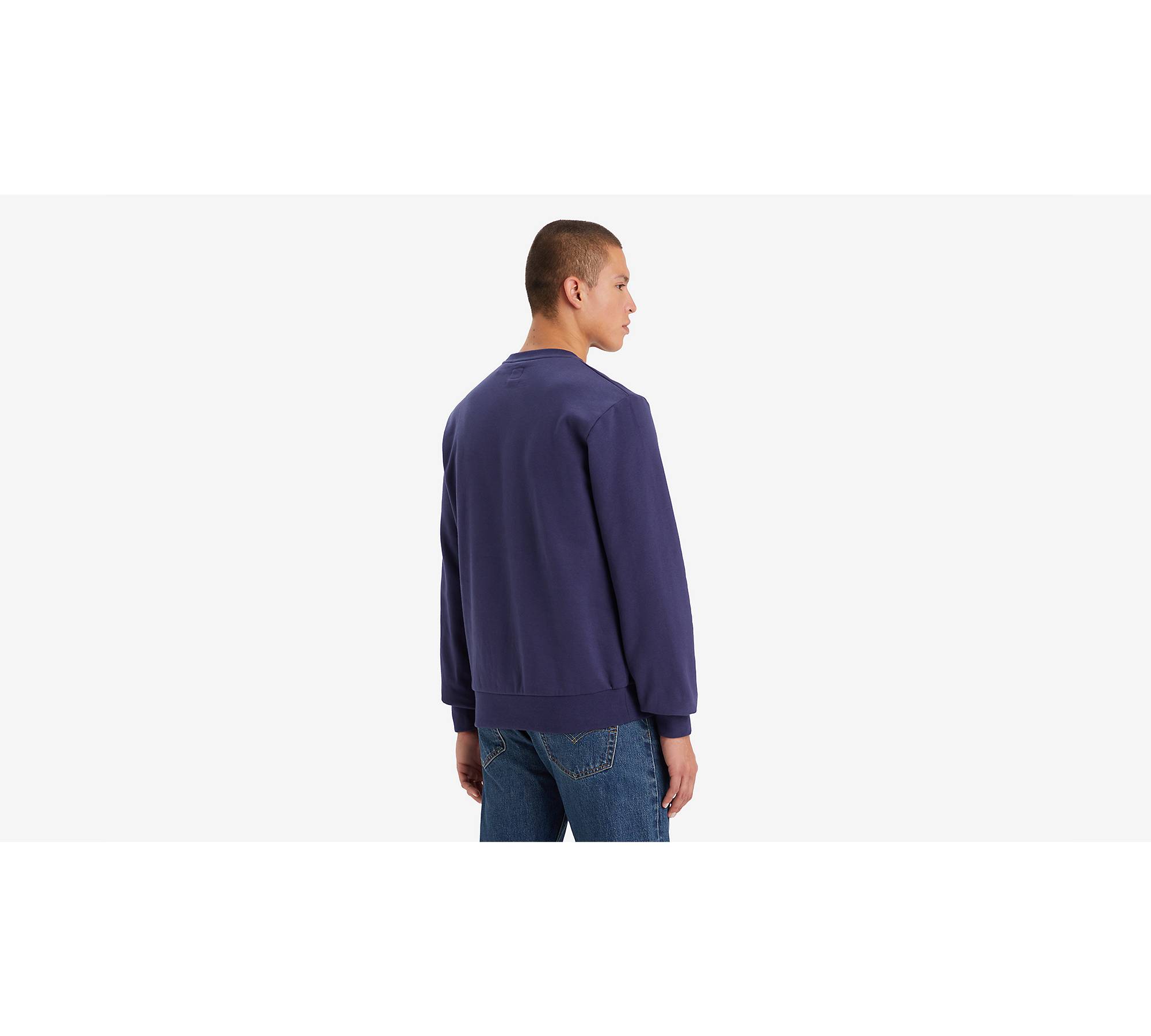 Standard Fit Graphic Crewneck Sweatshirt - Blue | Levi's® NO