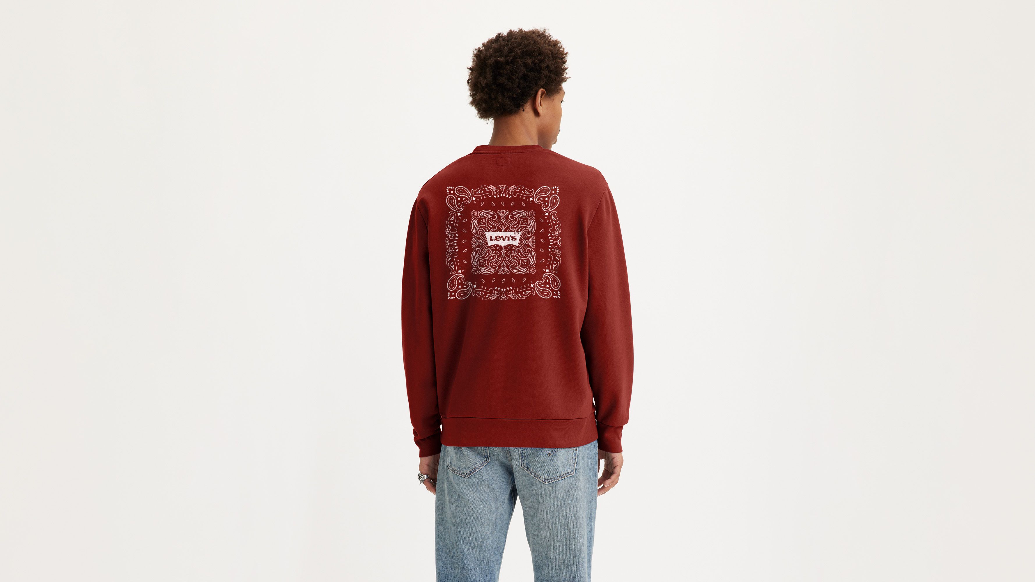 Standard Fit Graphic Crewneck Sweatshirt 2