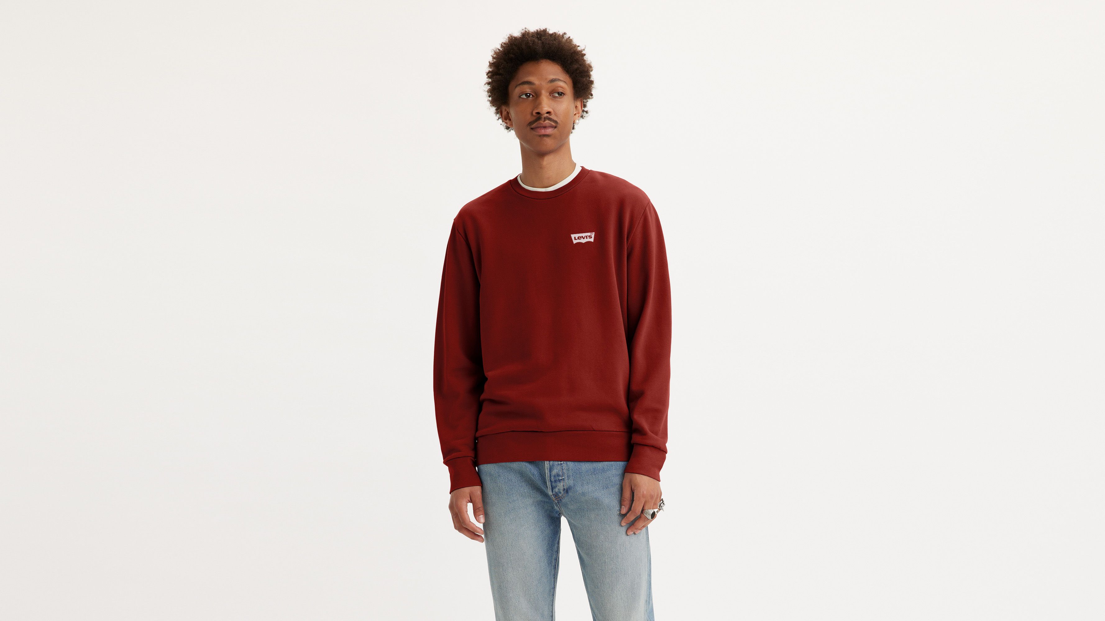 Standard Fit Graphic Crewneck Sweatshirt 1