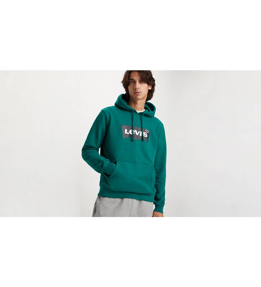 Standard Graphic Hoodie - Green | Levi's® LV