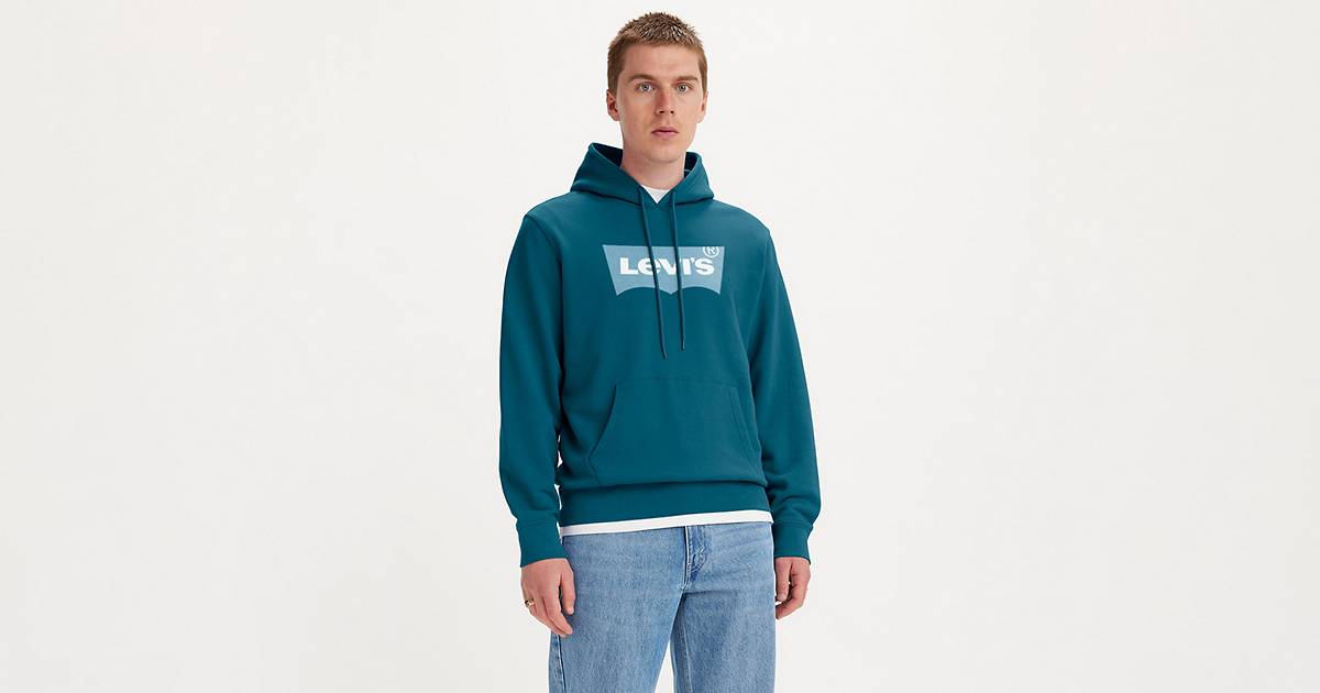 Standard Graphic Hoodie - Blue | Levi's® IE