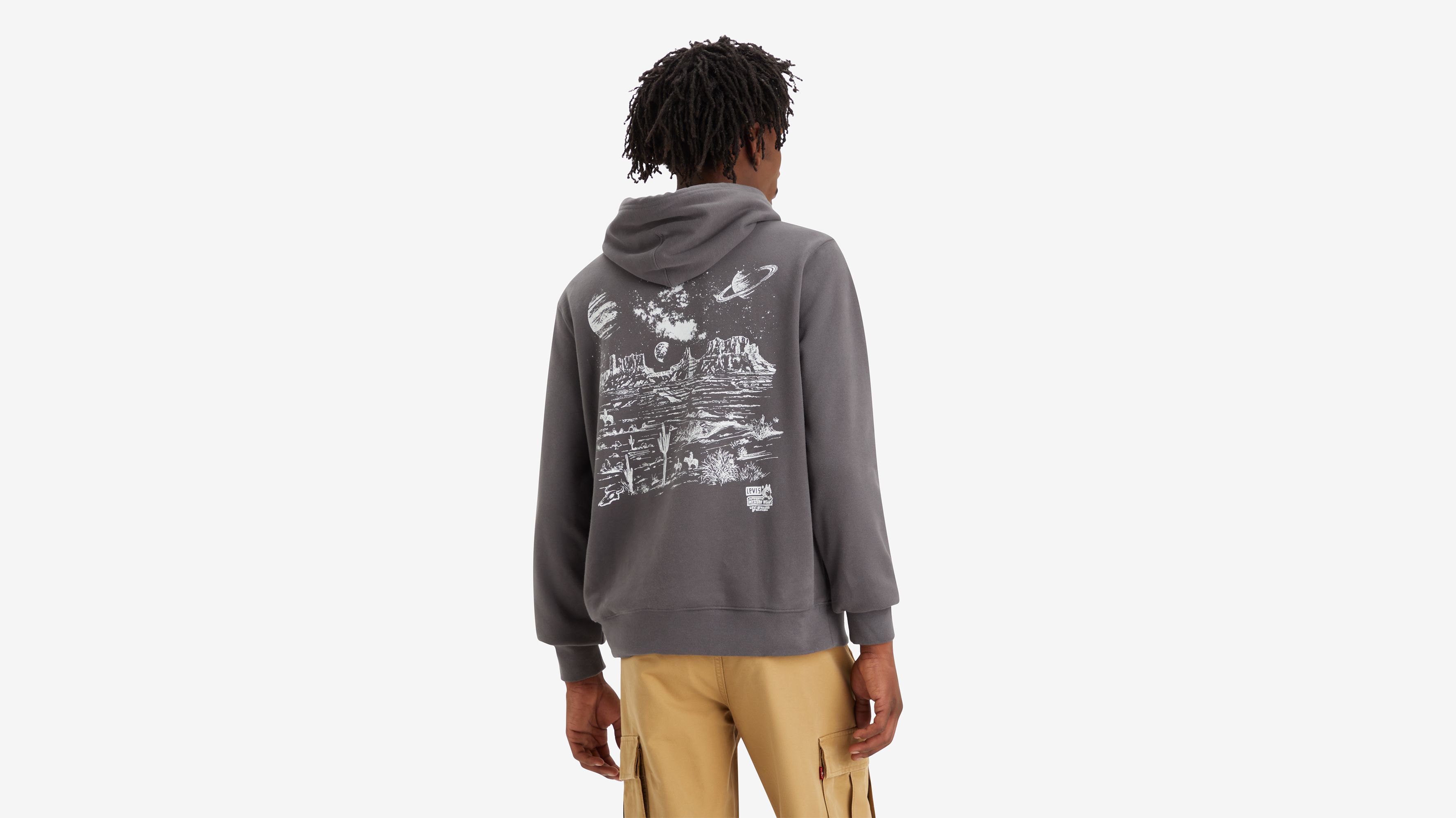 Standard Fit Graphic Hoodie Sweatshirt 2