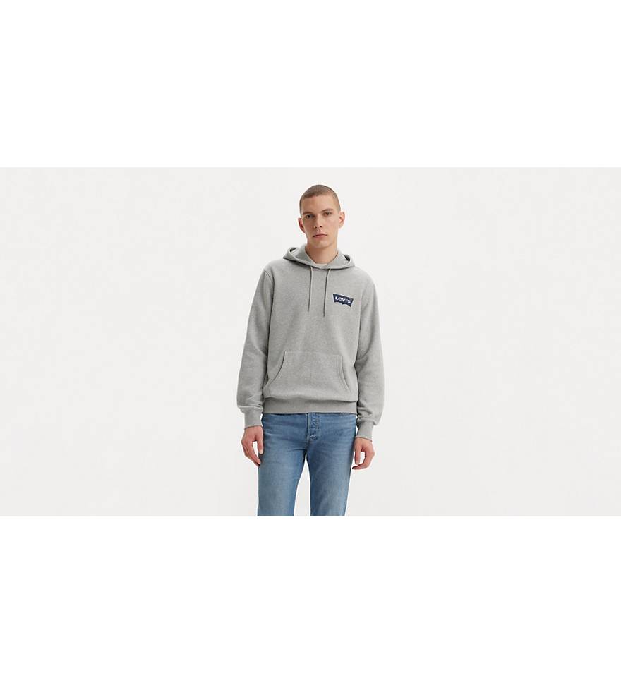 Standard Fit Graphic Hoodie Sweatshirt - Grey | Levi's® US