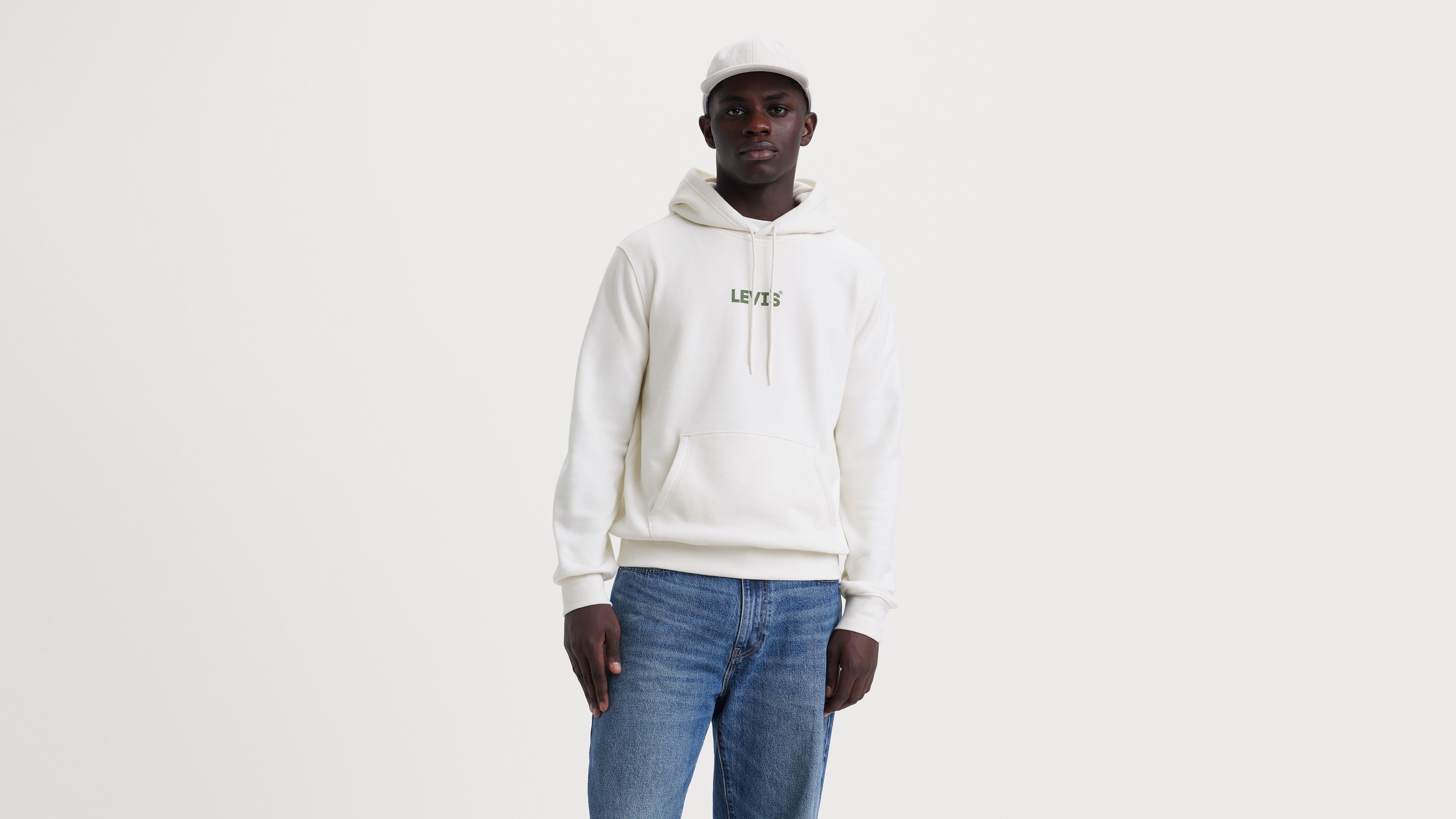 Standard Fit Graphic Hoodie Sweatshirt - White | Levi's® US