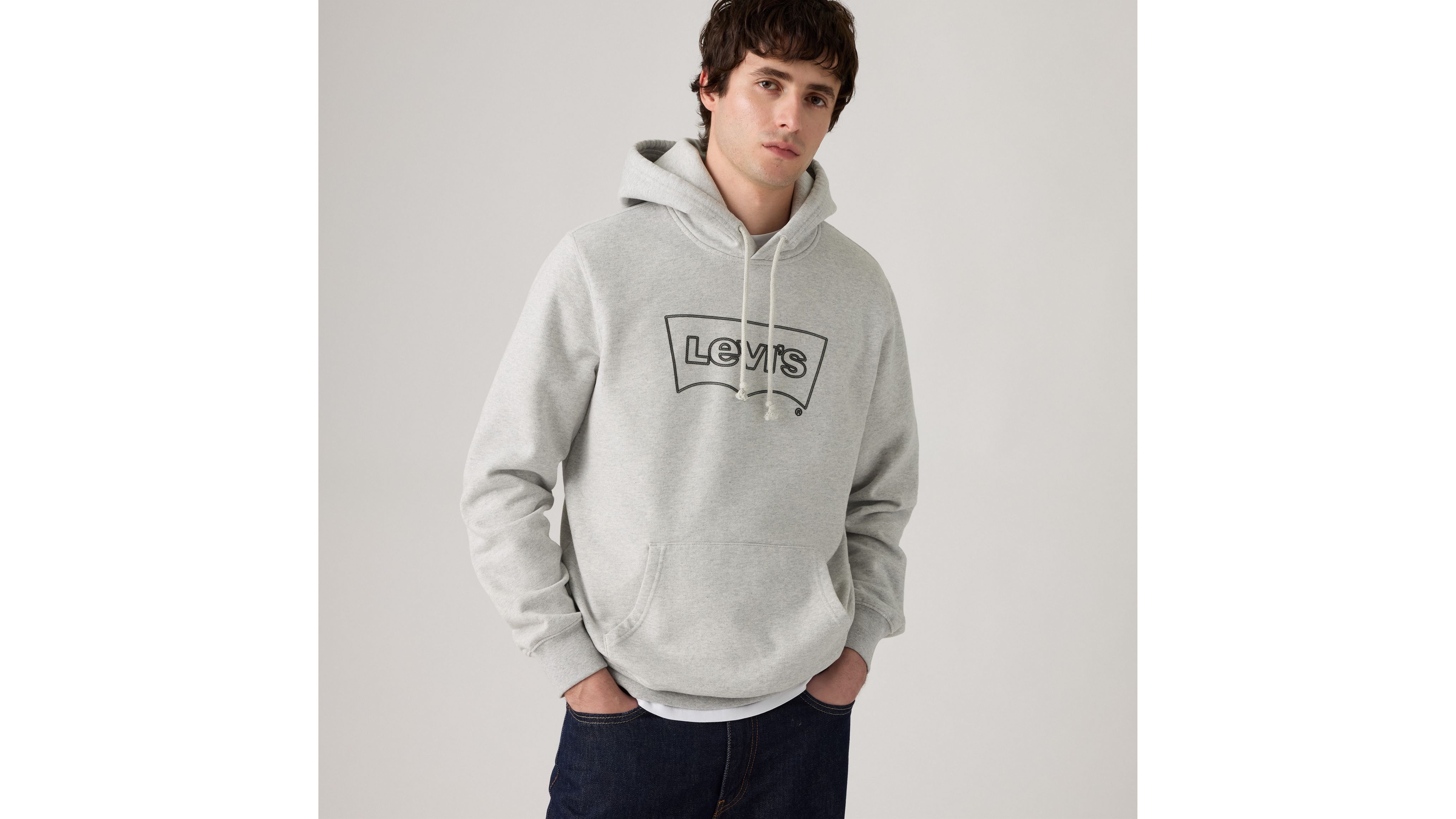 Standard Fit Hoodie mit Grafik 1