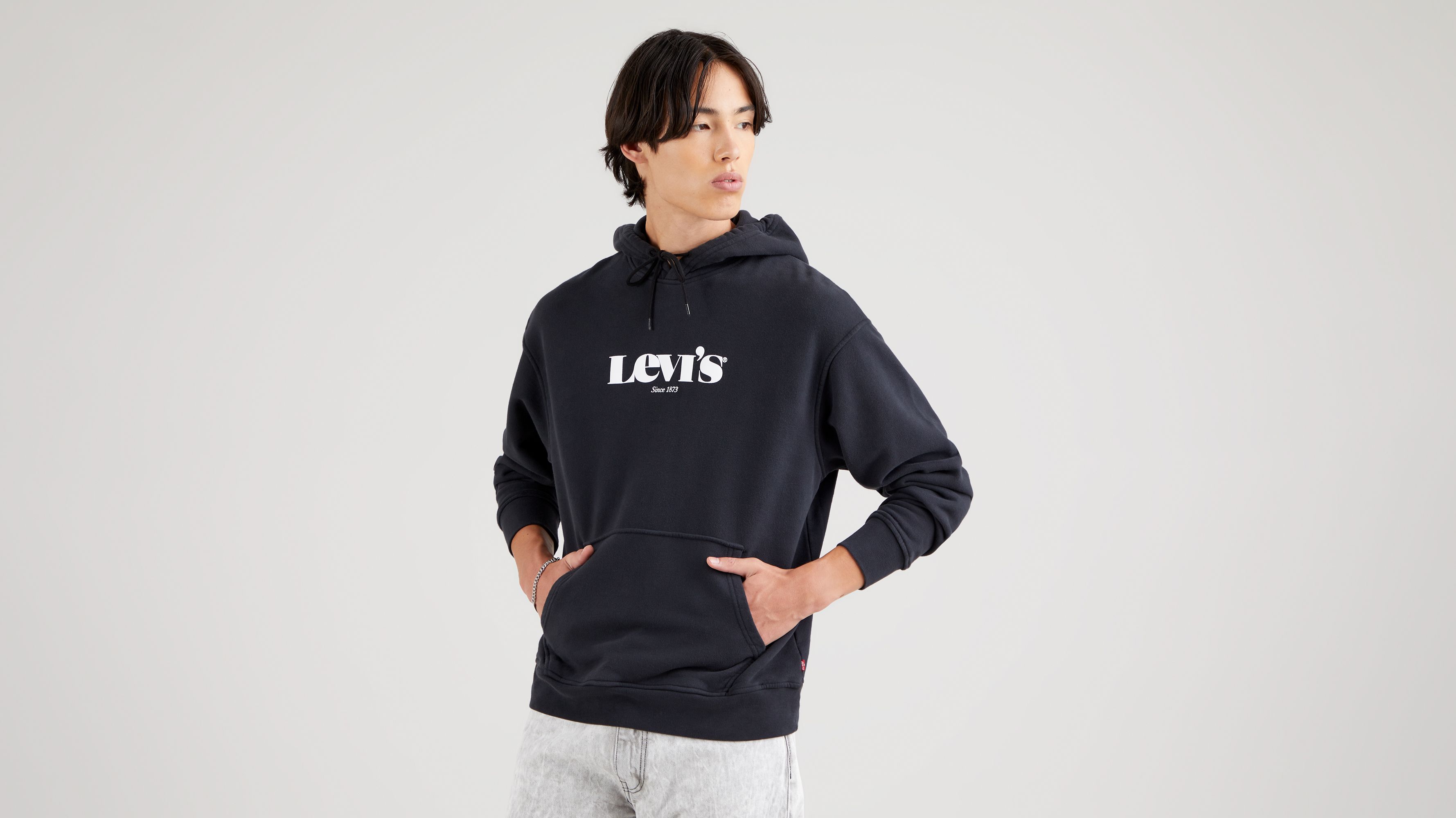 graphic pullover hoodie levis