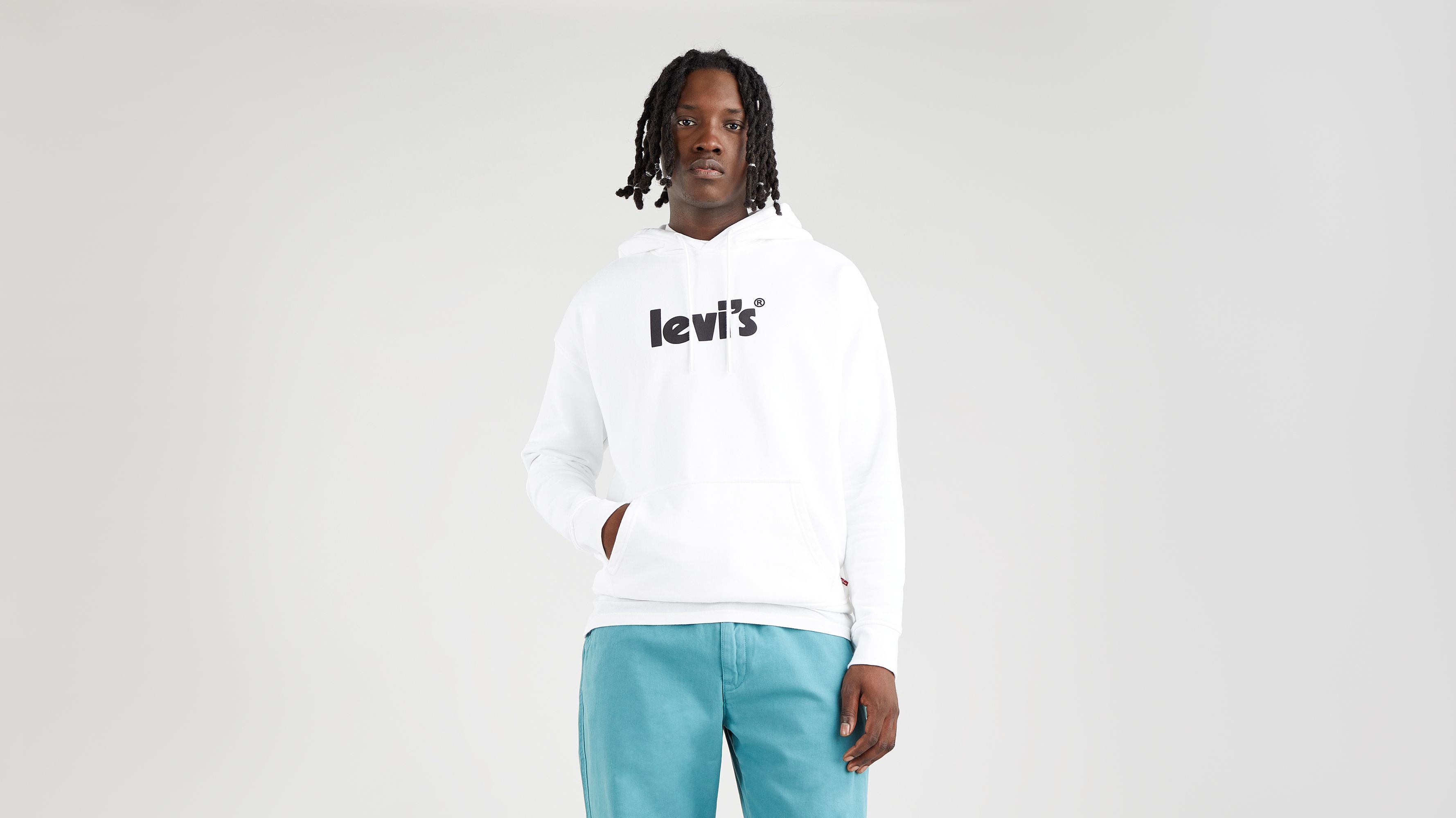 levi's relaxed graphic hoodie