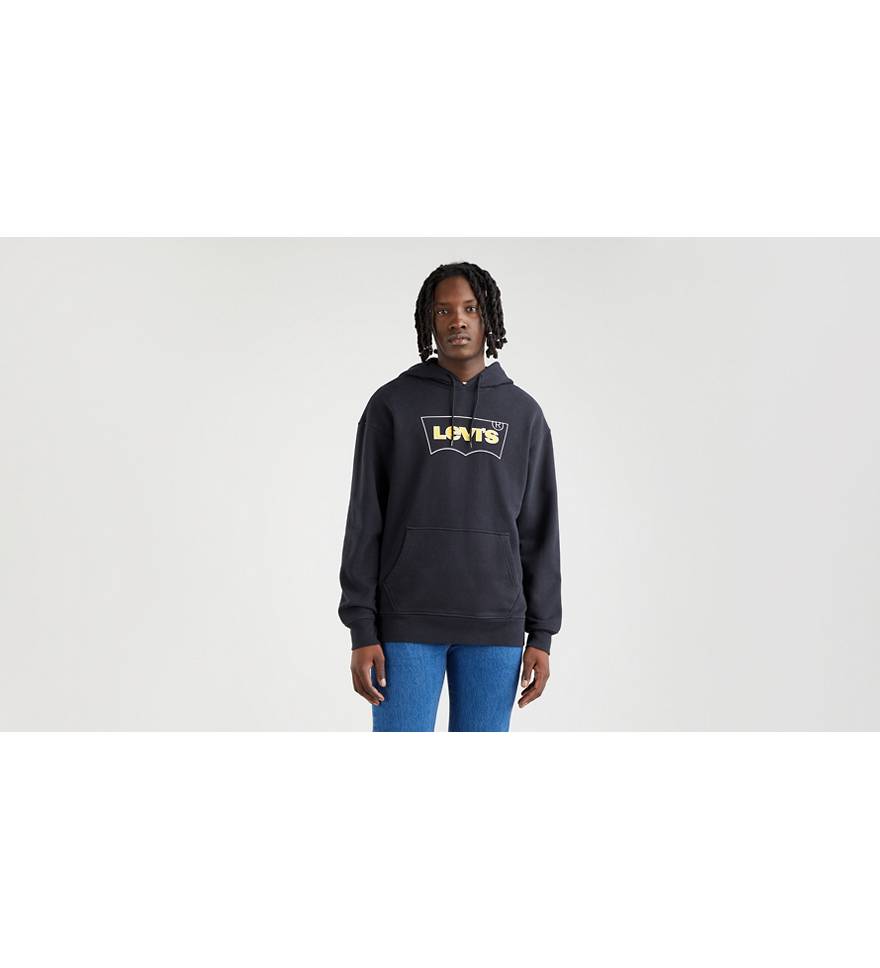 Relaxed Graphic Hoodie - Black | Levi's® RO