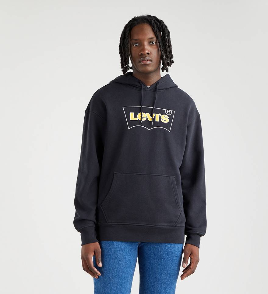 Relaxed Graphic Hoodie - Black | Levi's® RO