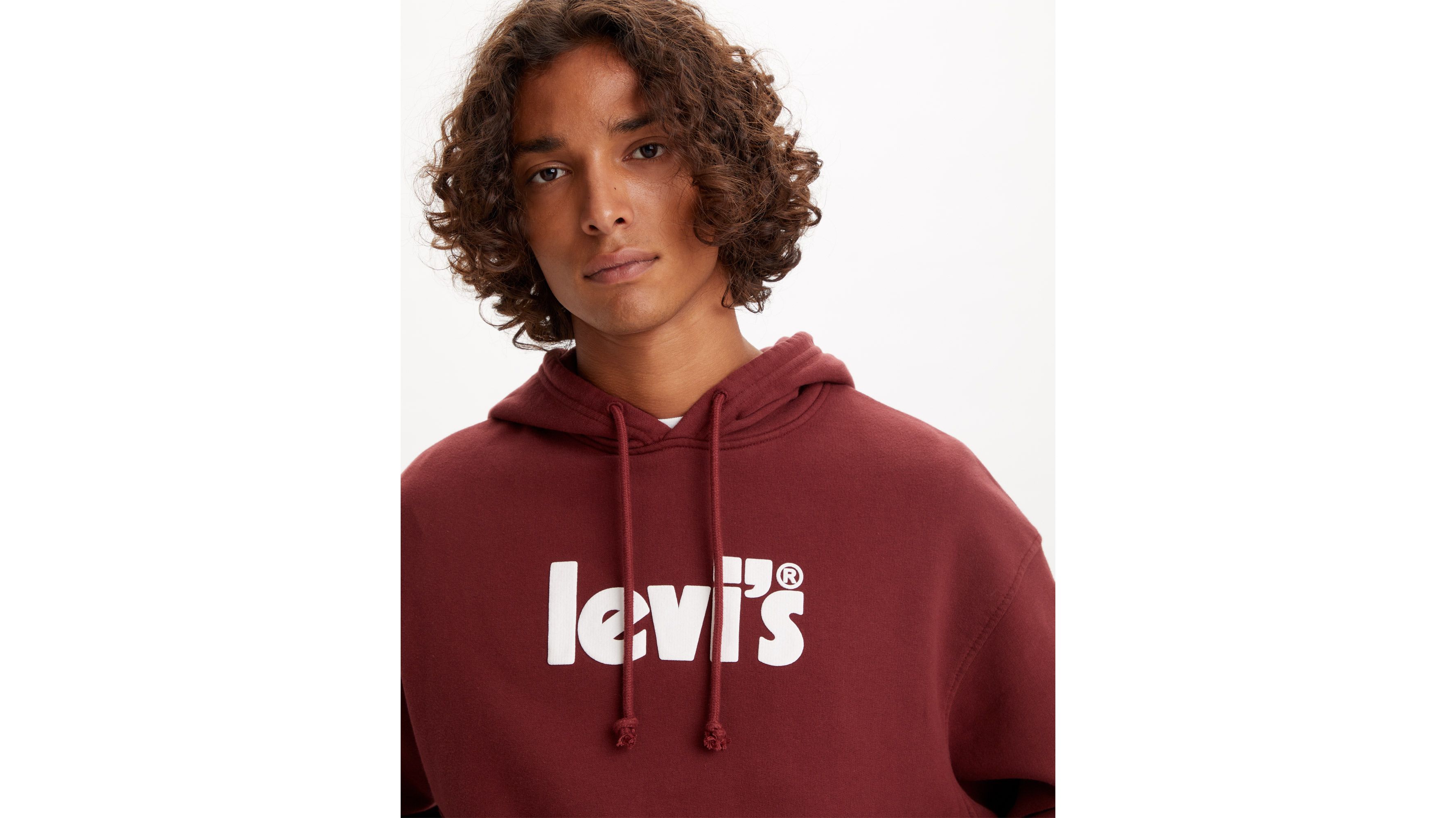 Relaxed Graphic Hoodie - Red | Levi's® IT