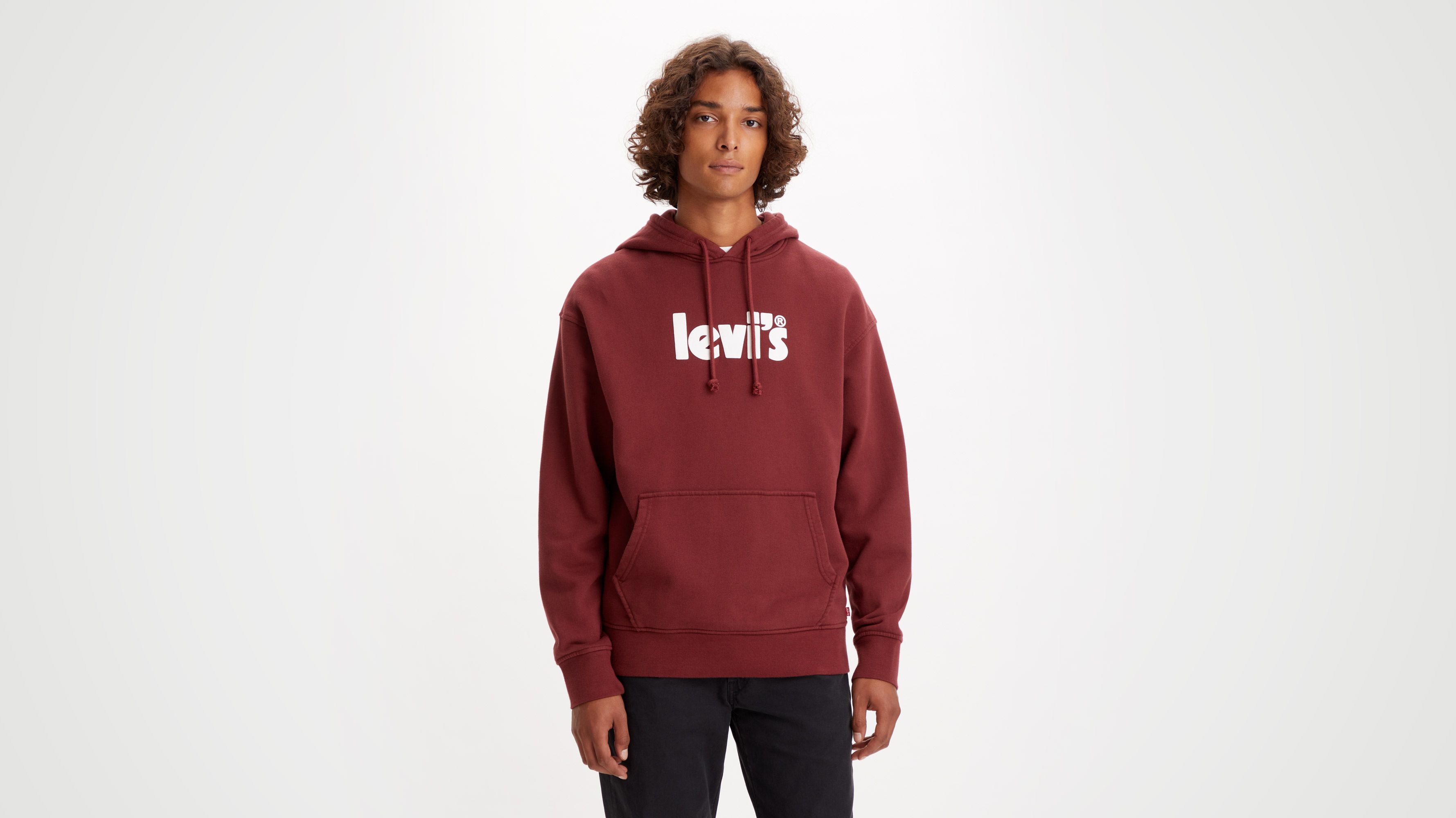Relaxed Graphic Hoodie - Red | Levi's® IT