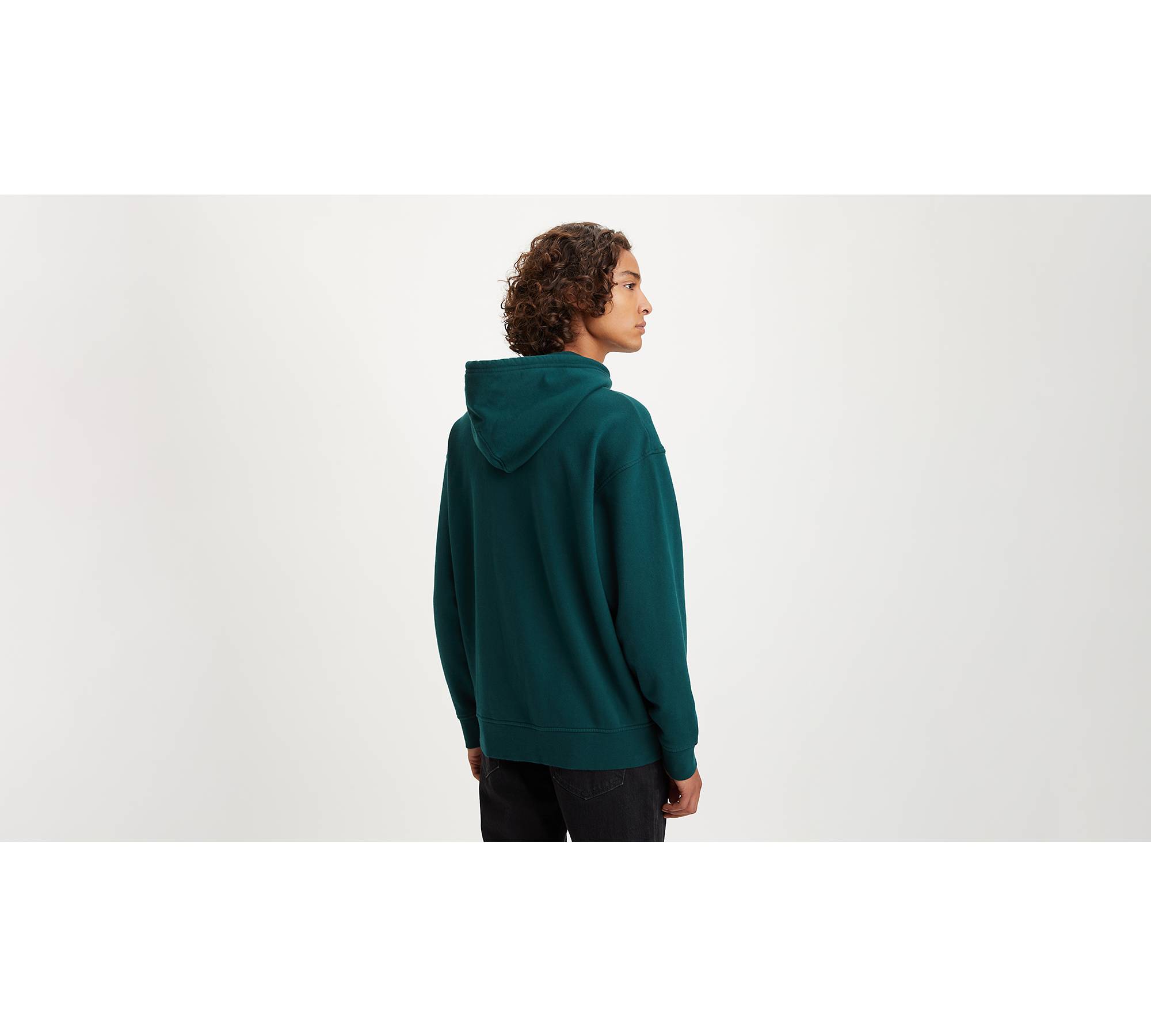 Relaxed Fit Graphic Hoodie - Green | Levi's® FR