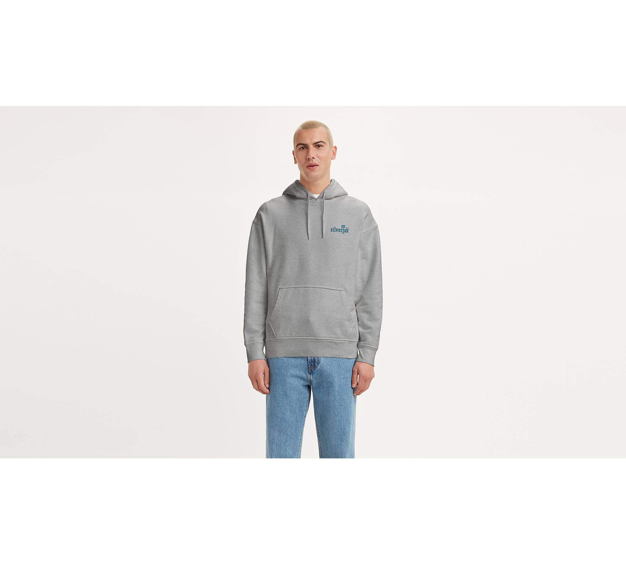 Relaxed Graphic Hoodie Sweatshirt - Grey | Levi's® US