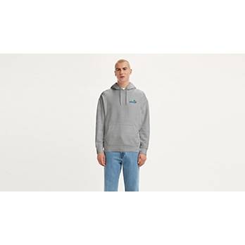 Relaxed Graphic Hoodie Sweatshirt - Grey | Levi\'s® US