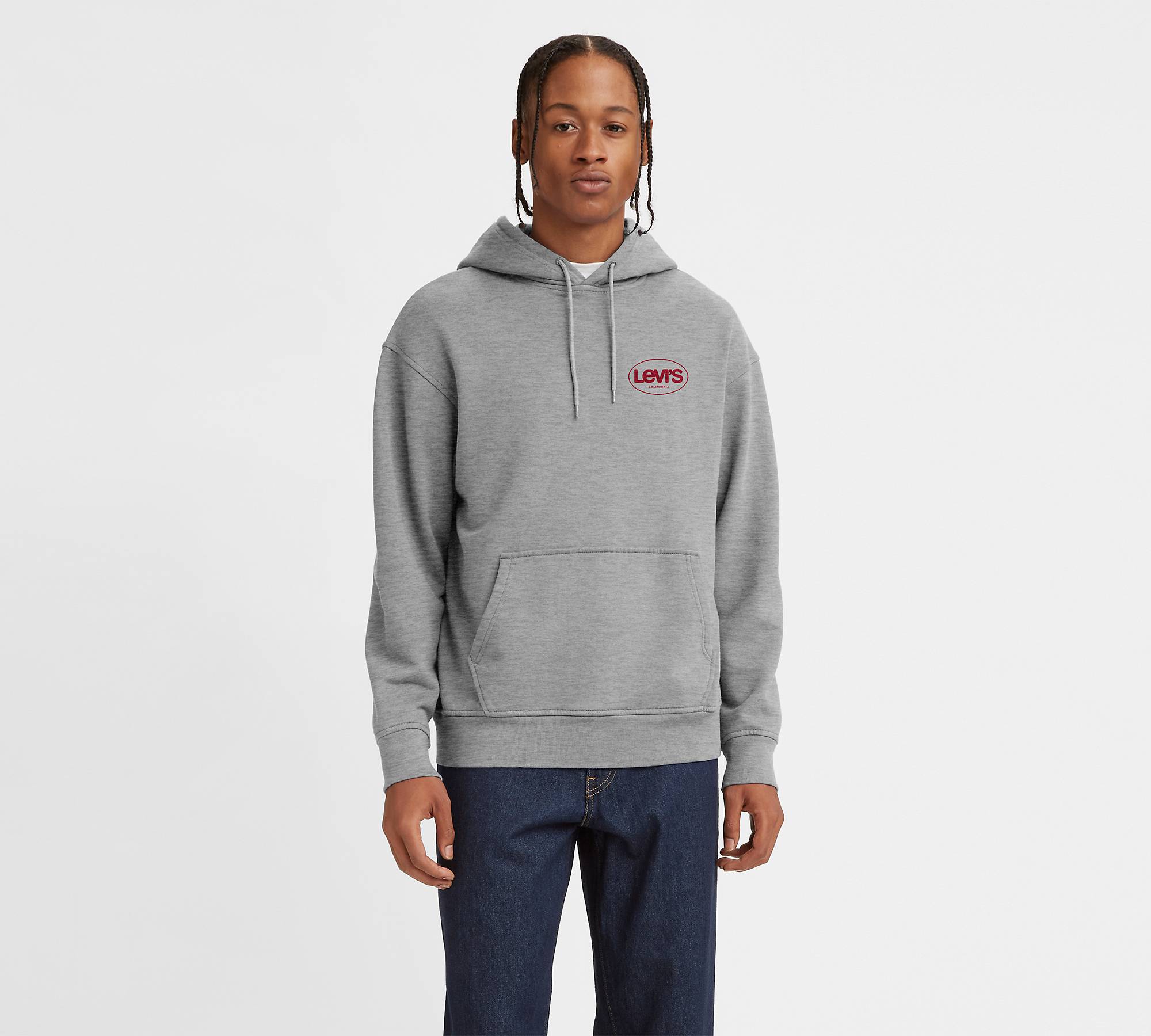 Relaxed Graphic Hoodie Sweatshirt - Grey | Levi's® US