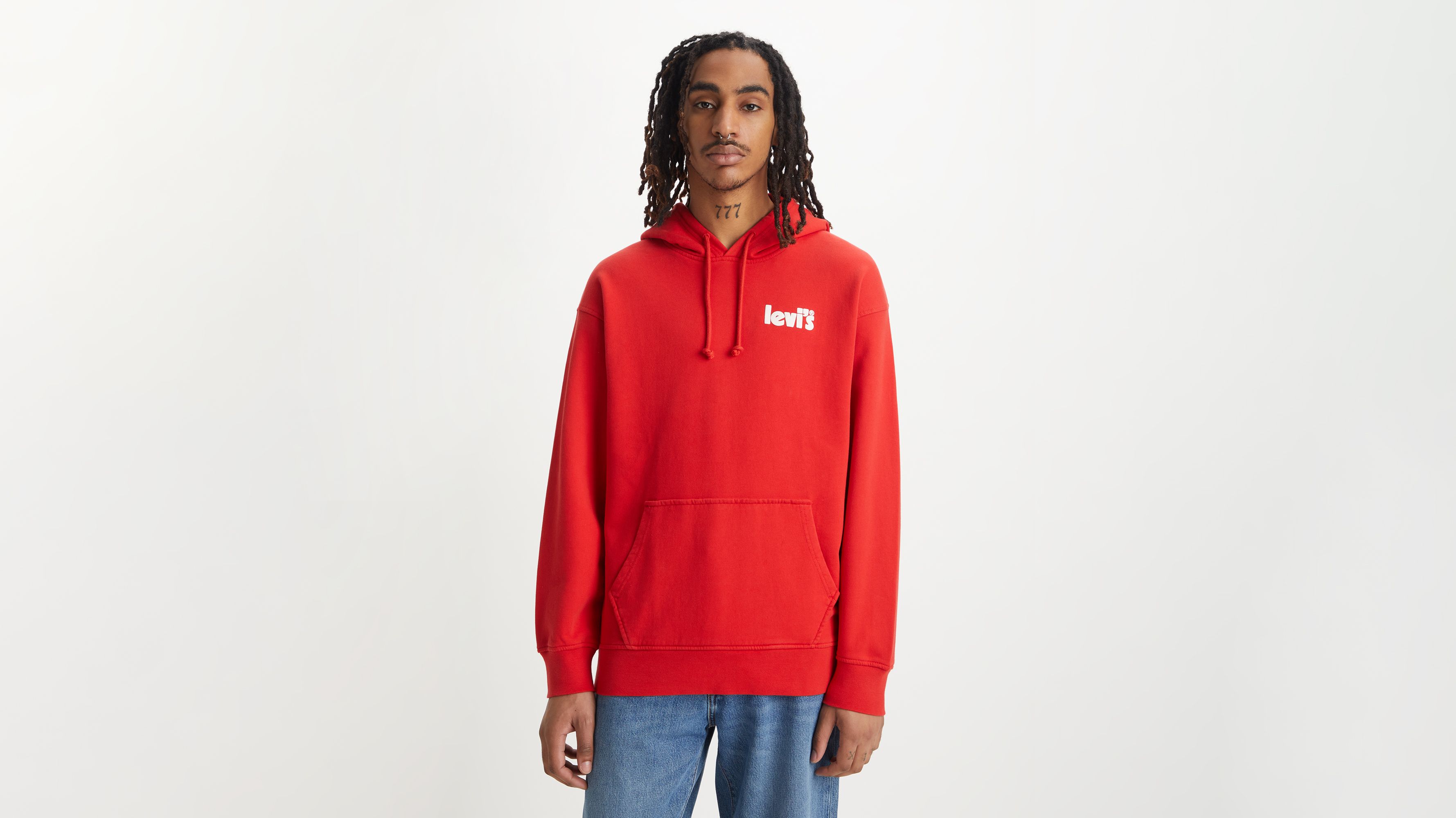 Felpa con cappuccio rilassata stampata 4