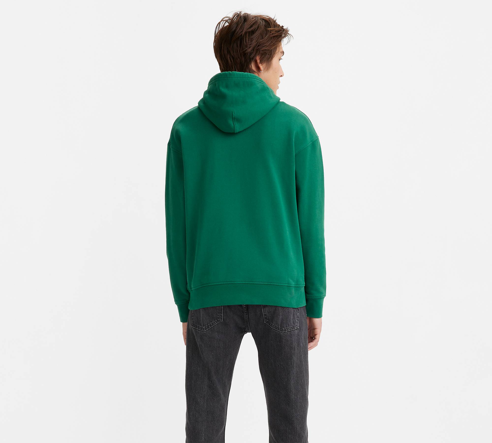 Relaxed Graphic Hoodie - Green | Levi's® HU