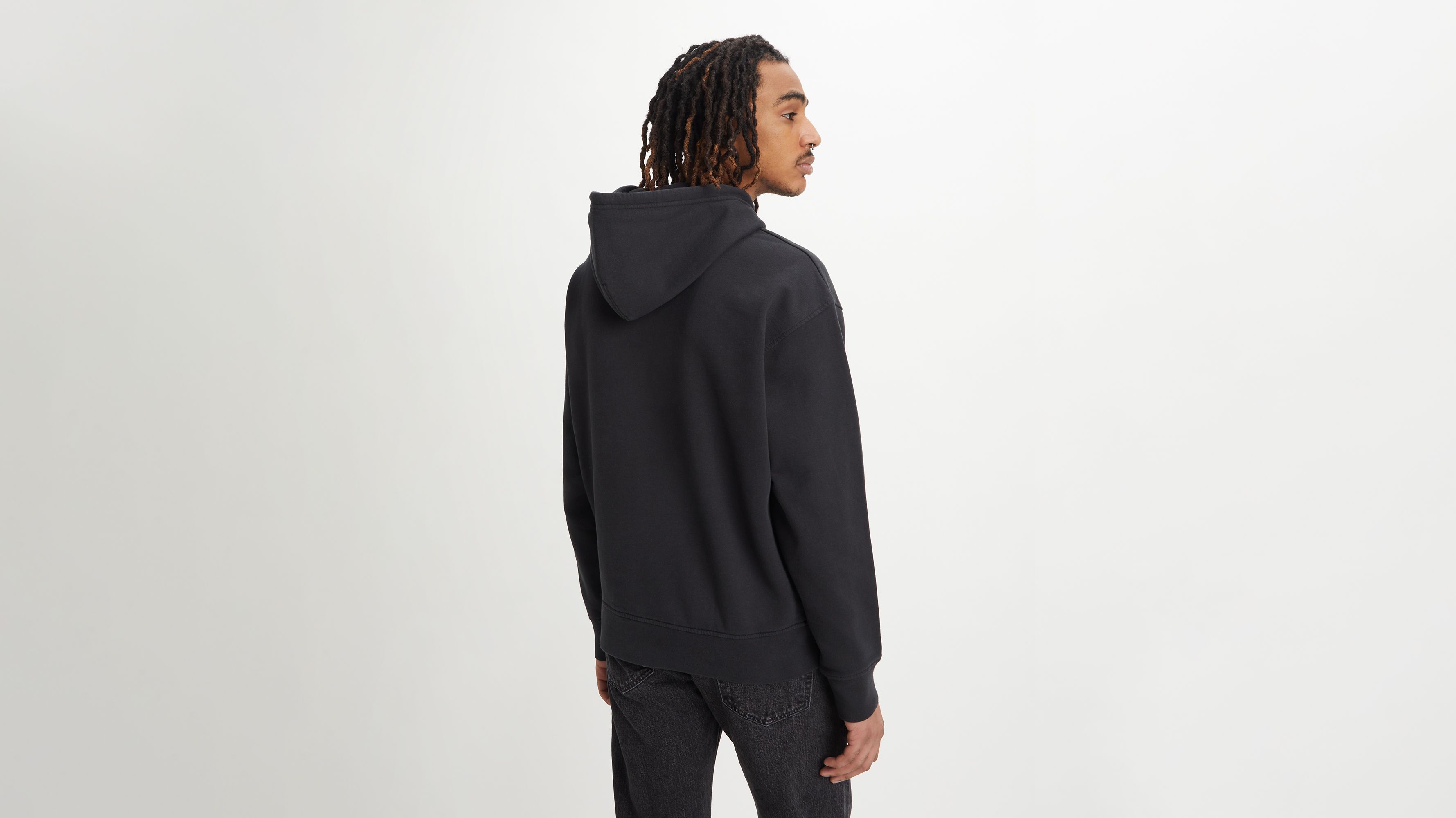 Relaxed Graphic Hoodie Black Levi's® HU