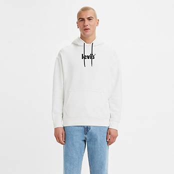 Relaxed Graphic Po Hoodie - White | Levi's® ES
