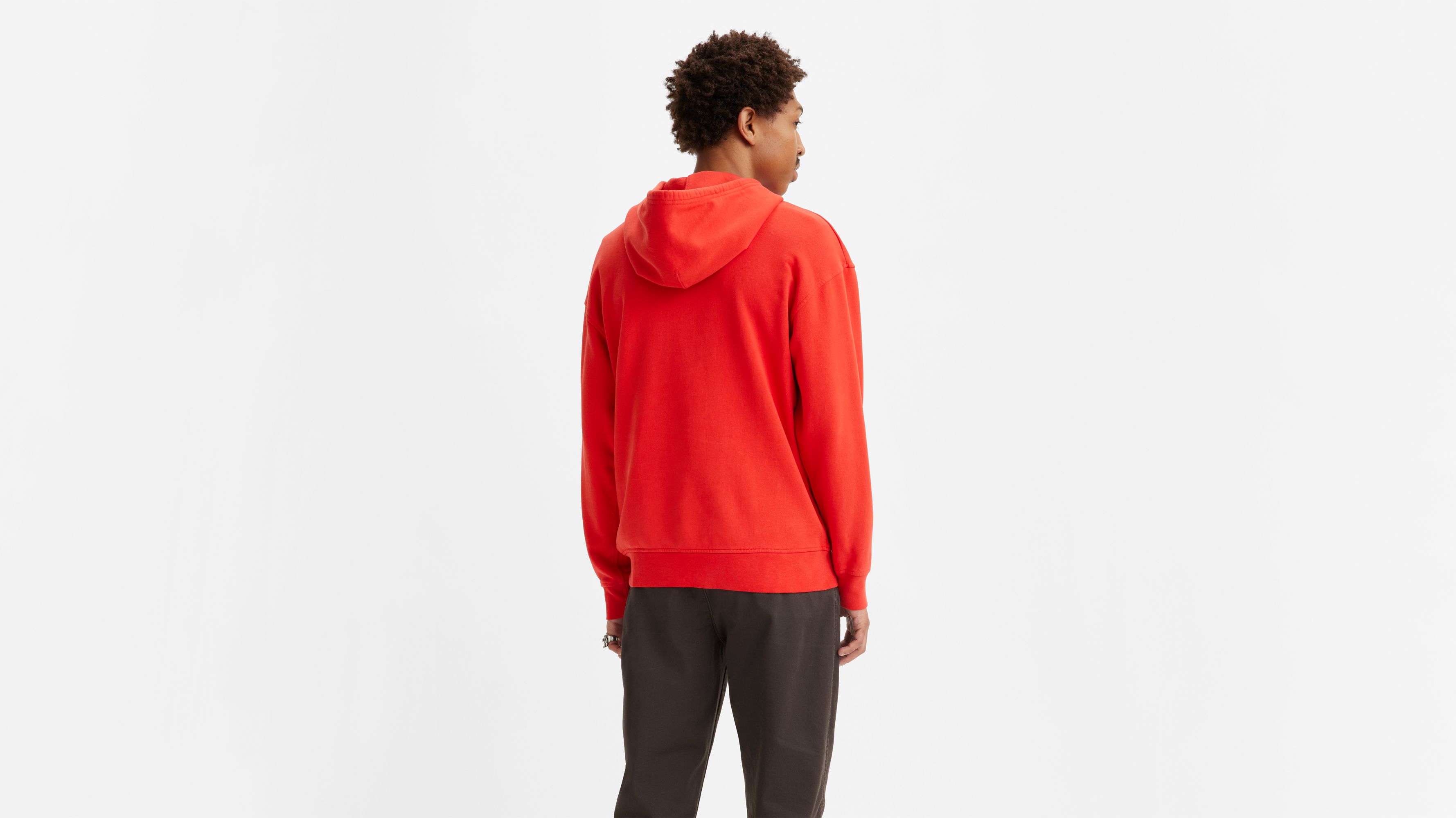 Relaxed Graphic Hoodie Sweatshirt Red Levi s US