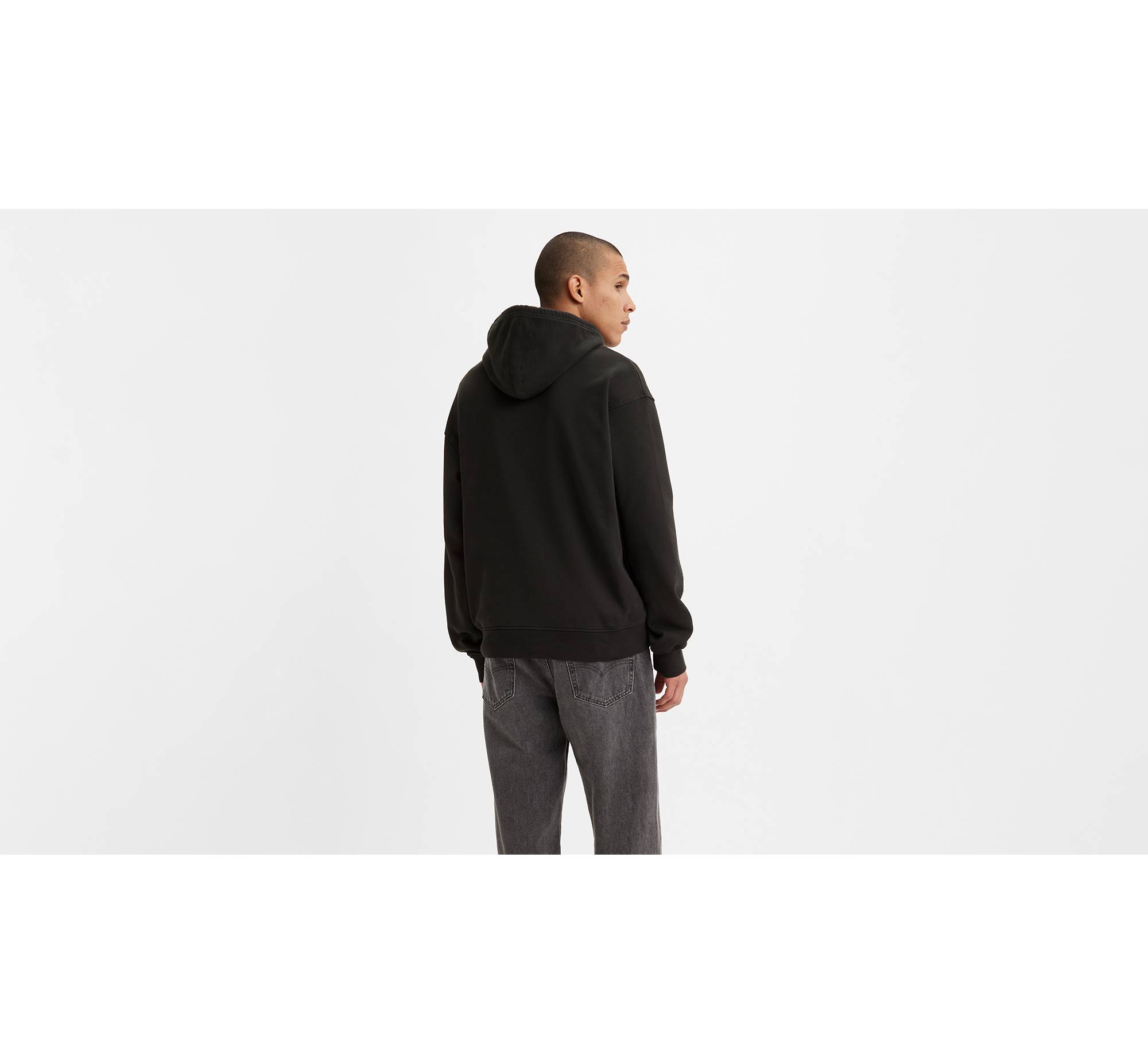 Relaxed Graphic Hoodie - Black | Levi's® GE
