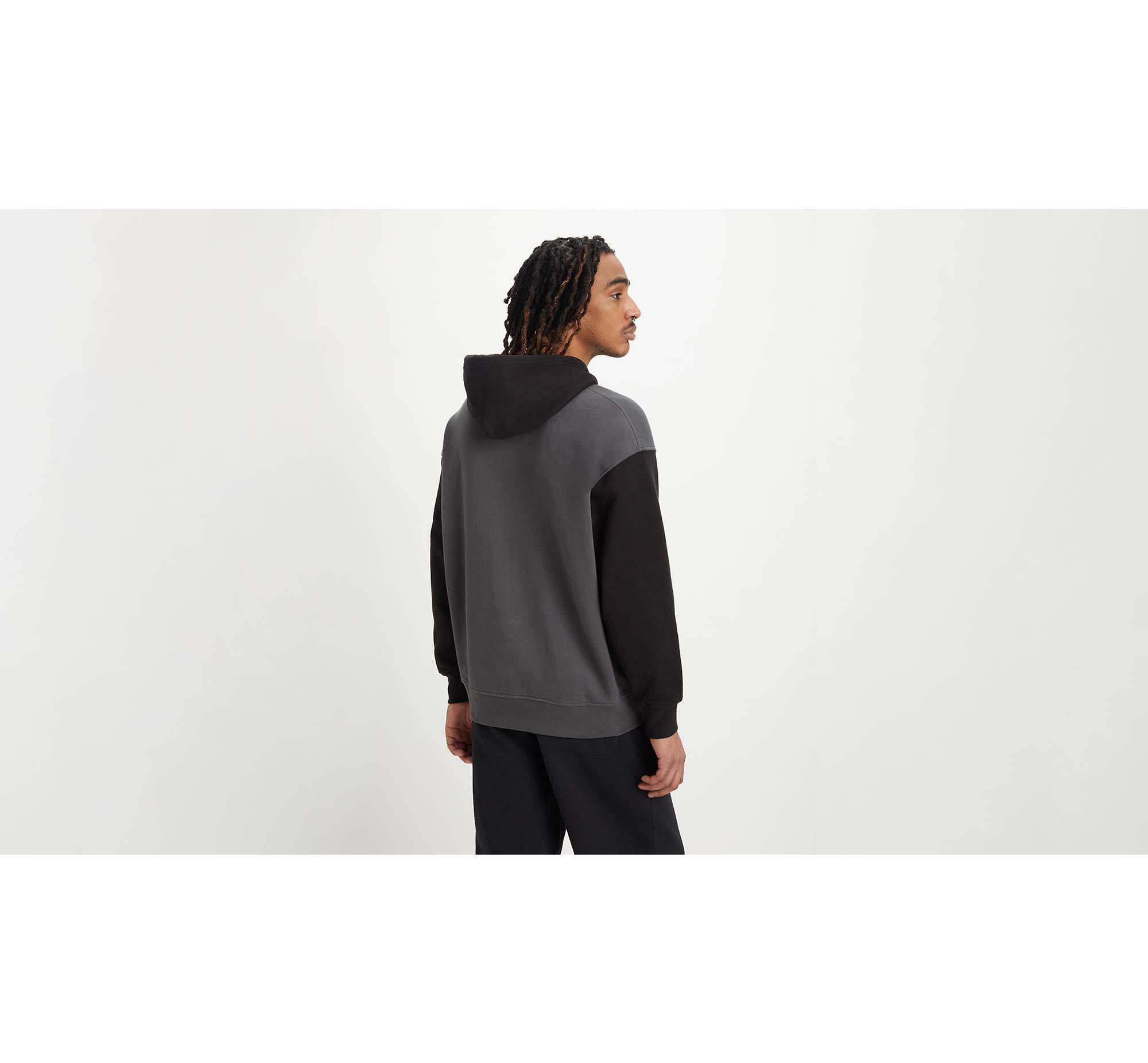 Relaxed Fit Graphic Hoodie - Grey | Levi's® ME