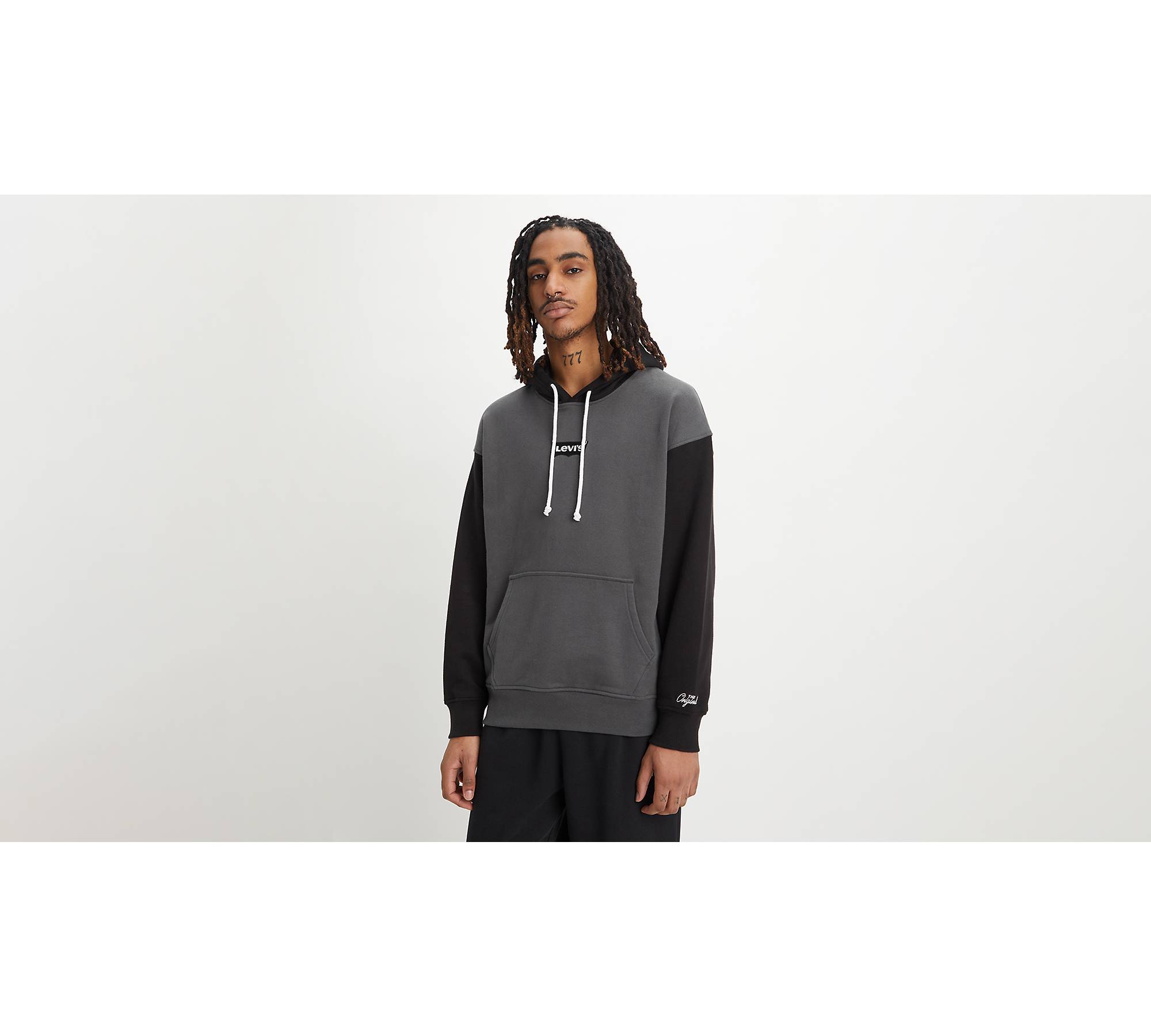 Relaxed Fit Graphic Hoodie - Grey | Levi's® RO