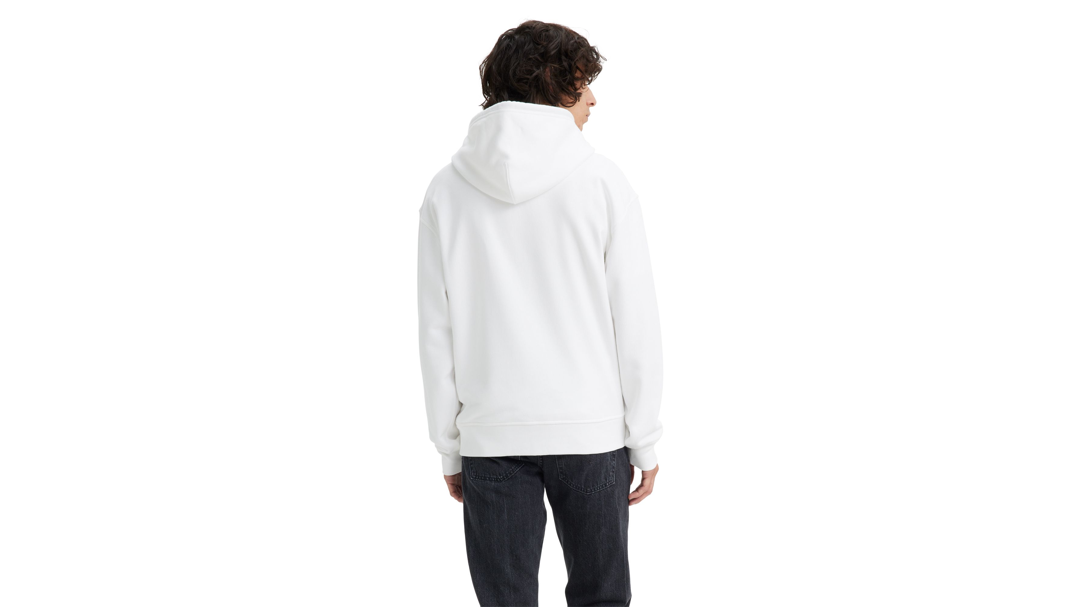 Levis hoodie shop mens white