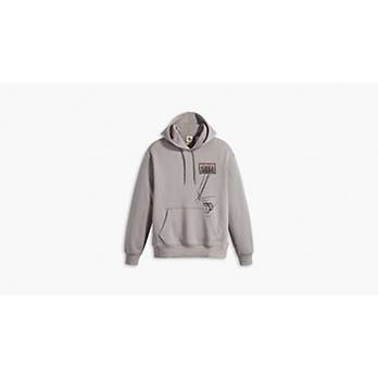 Silvertab™ Relaxed Graphic Levi\'s® Sweatshirt Hoodie US - Grey 