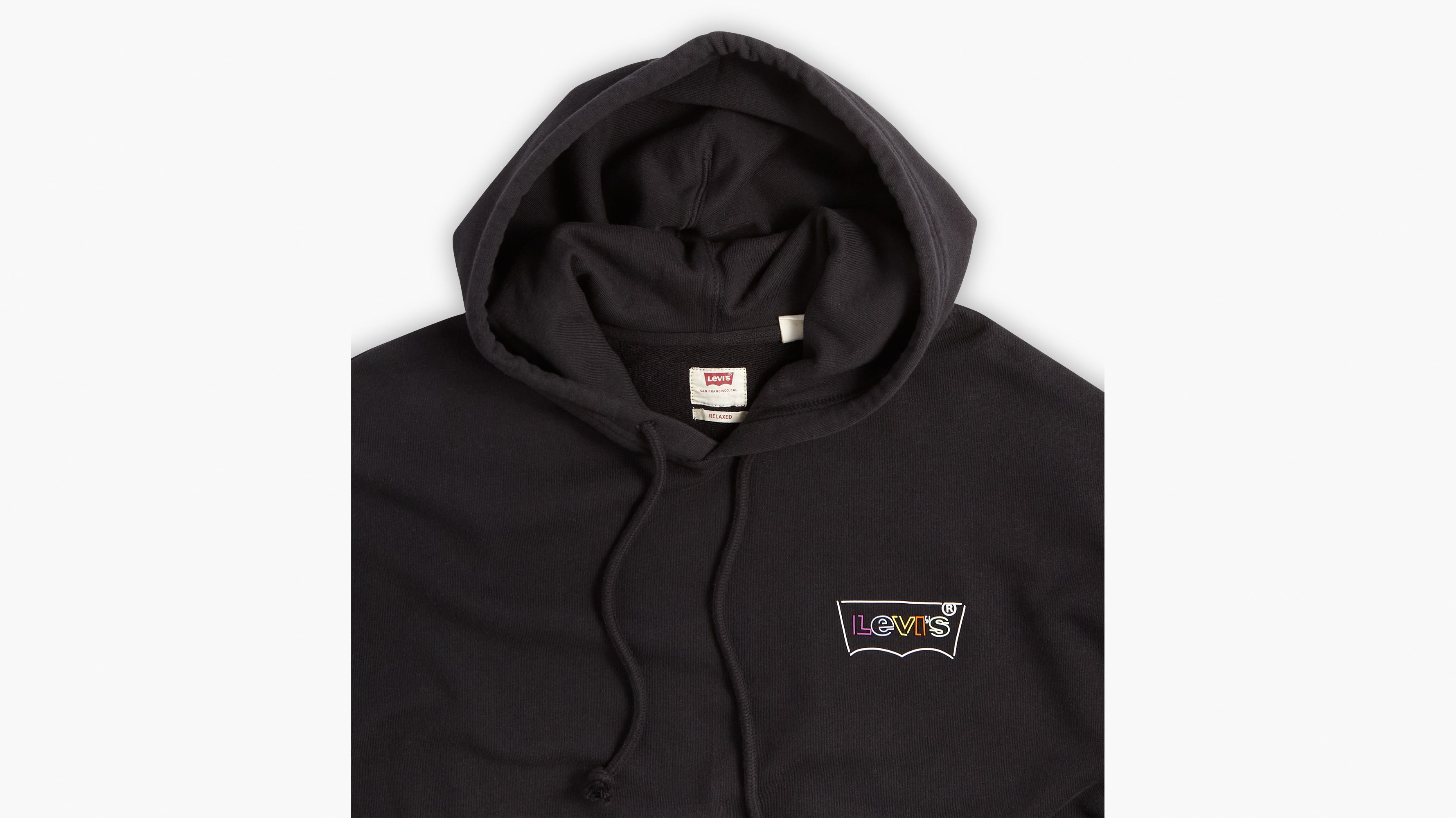 Relaxed Graphic Hoodie - Black | Levi's® GB