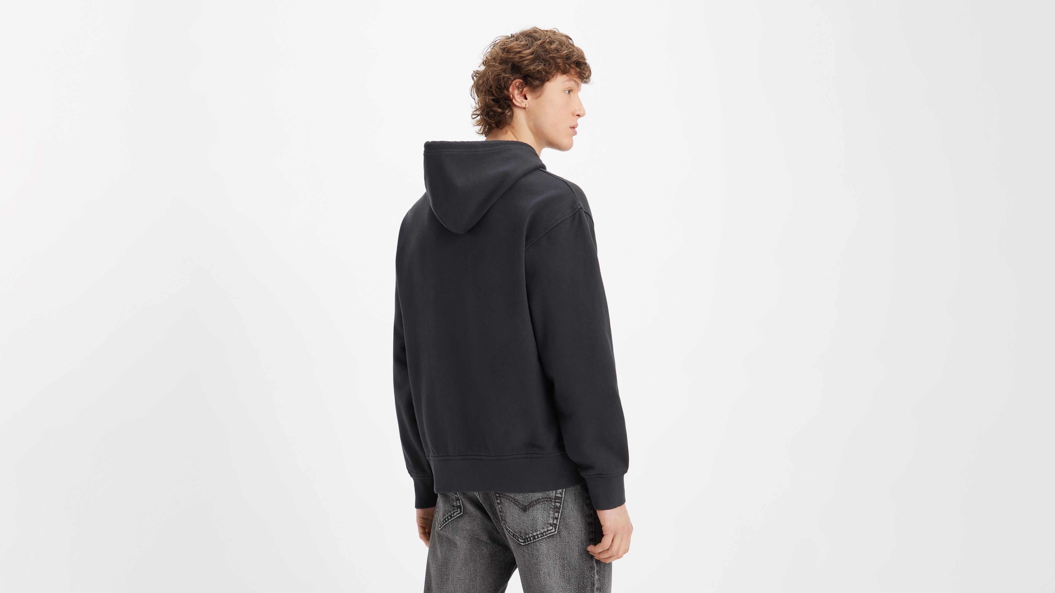 Relaxed Graphic Hoodie - Black | Levi's® GB